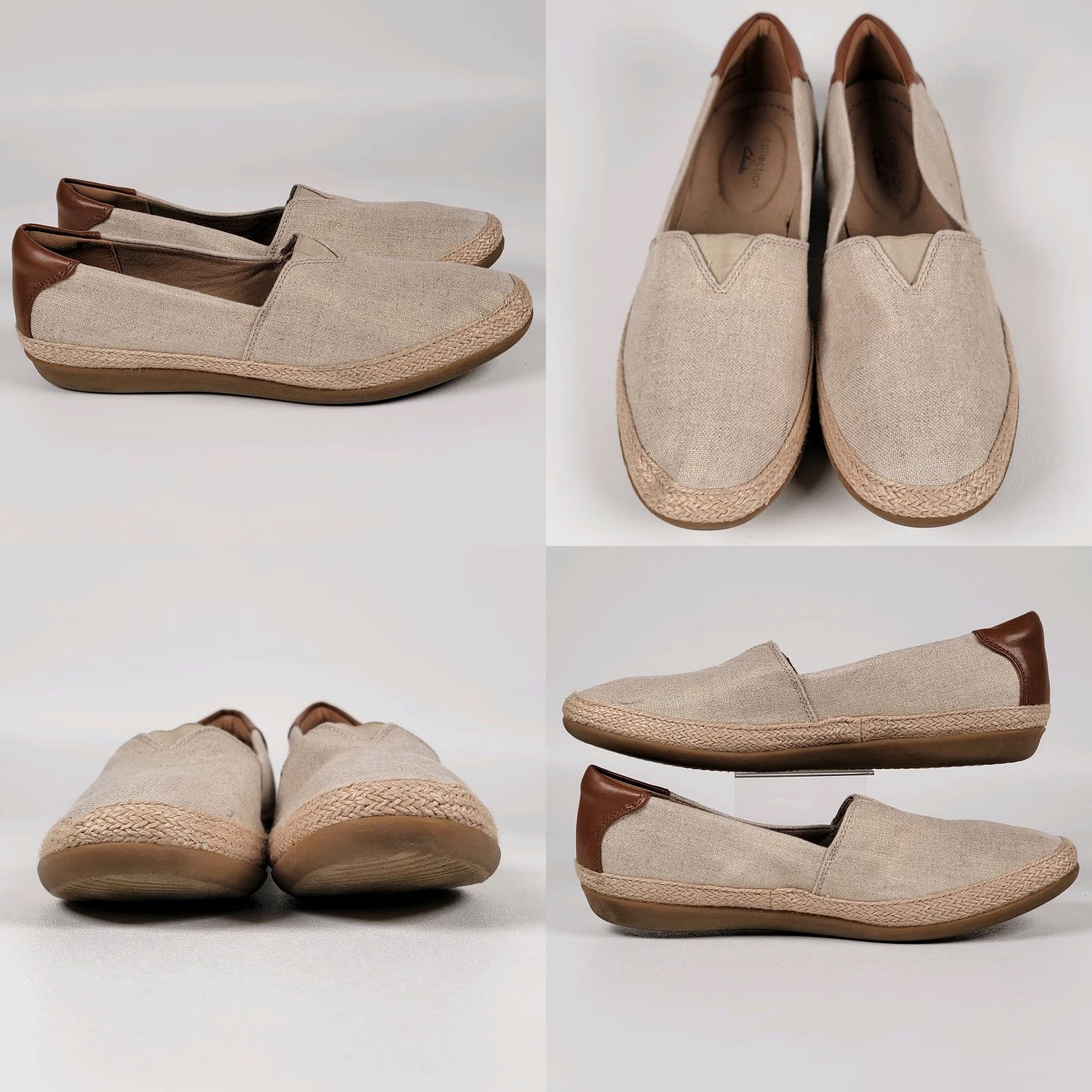 Clarks Clarks Brown Women's Casual Comfort Loafers Size 9 Size US 9 / IT 39 - 9 Thumbnail