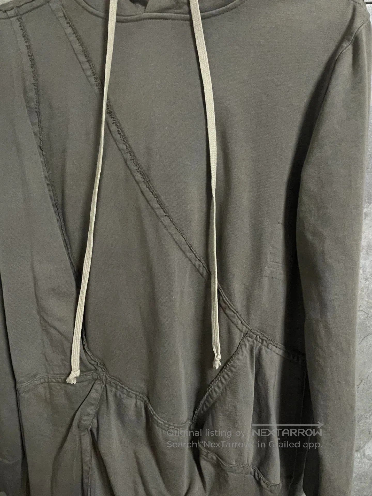 Rick Owens rick owens irregular long hoodie sweatshirt. Size XS / US 0-2 / IT 36-38 - 2 Thumbnail