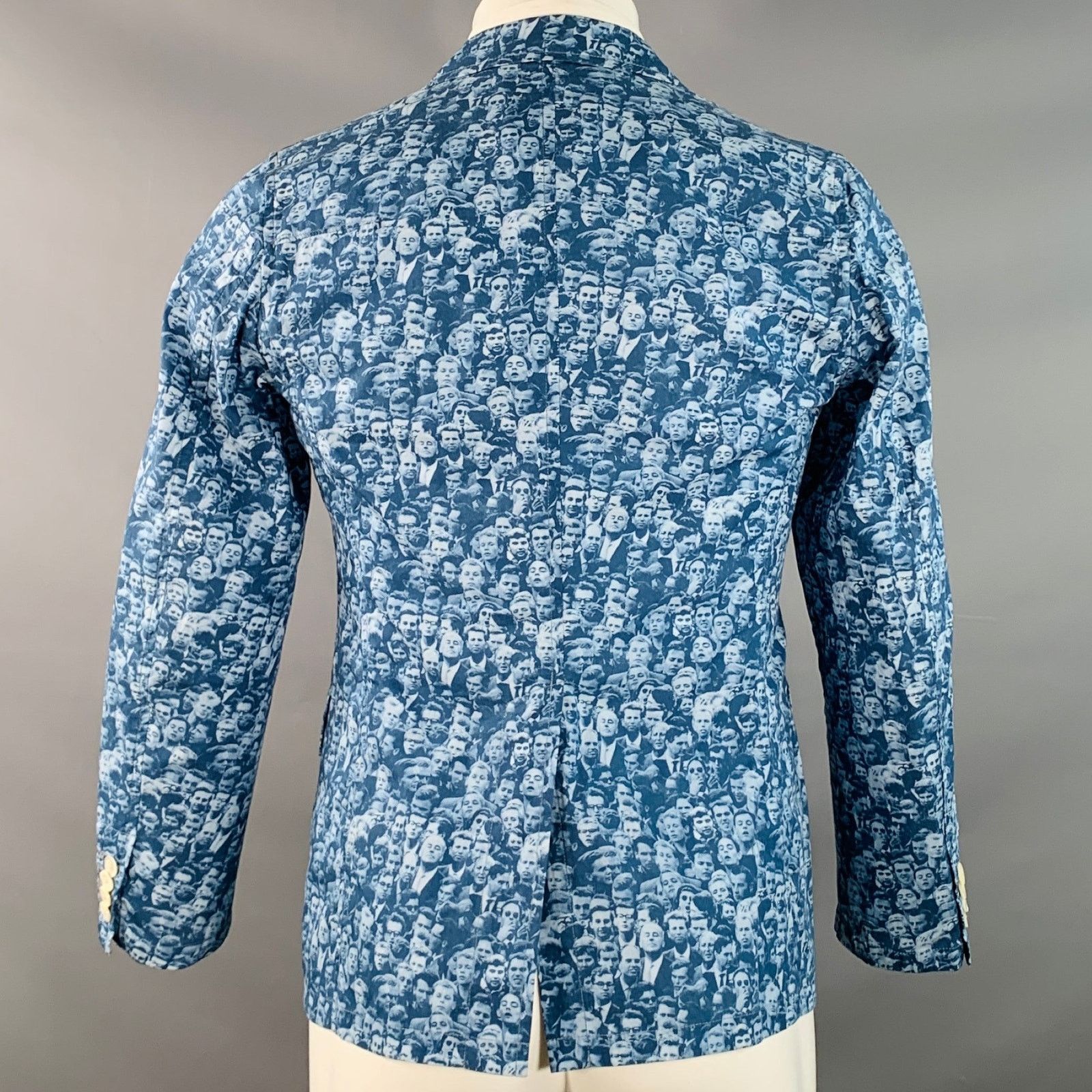 Ts(S) TS (S) Size S Regular Cotton Figures Notch Lapel Sport Coat Size 38R - 4 Thumbnail