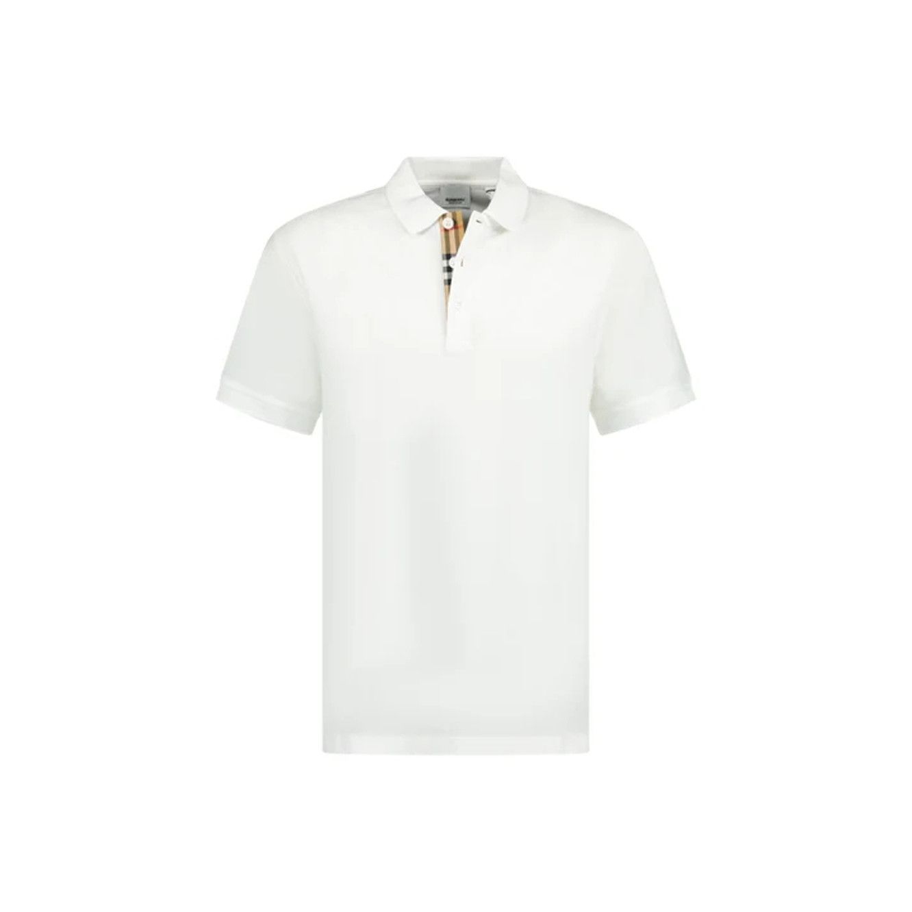 Burberry Burberry White Polo Shirt Size M Size US M / EU 48-50 / 2 - 1 Thumbnail