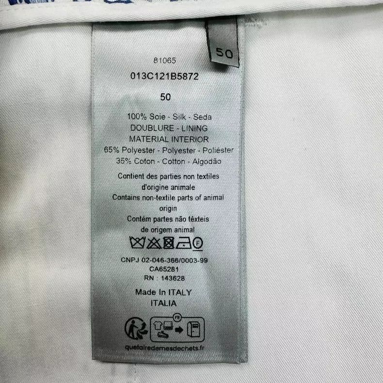 Dior DIOR Printed Silk Shorts Size 50-2505 Size US 44 / EU 60 - 4 Thumbnail