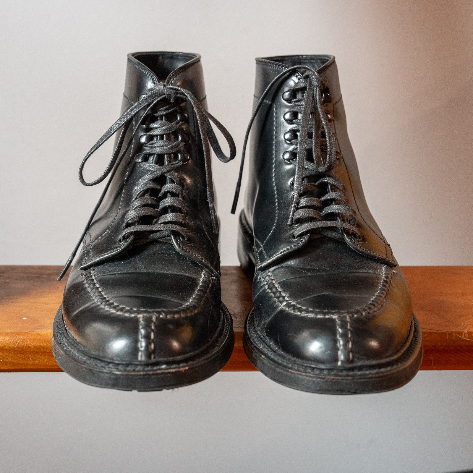 Alden Alden Norweigan Split Toe Black Shell Cordovan Size US 6.5 / EU 39-40 - 2 Thumbnail
