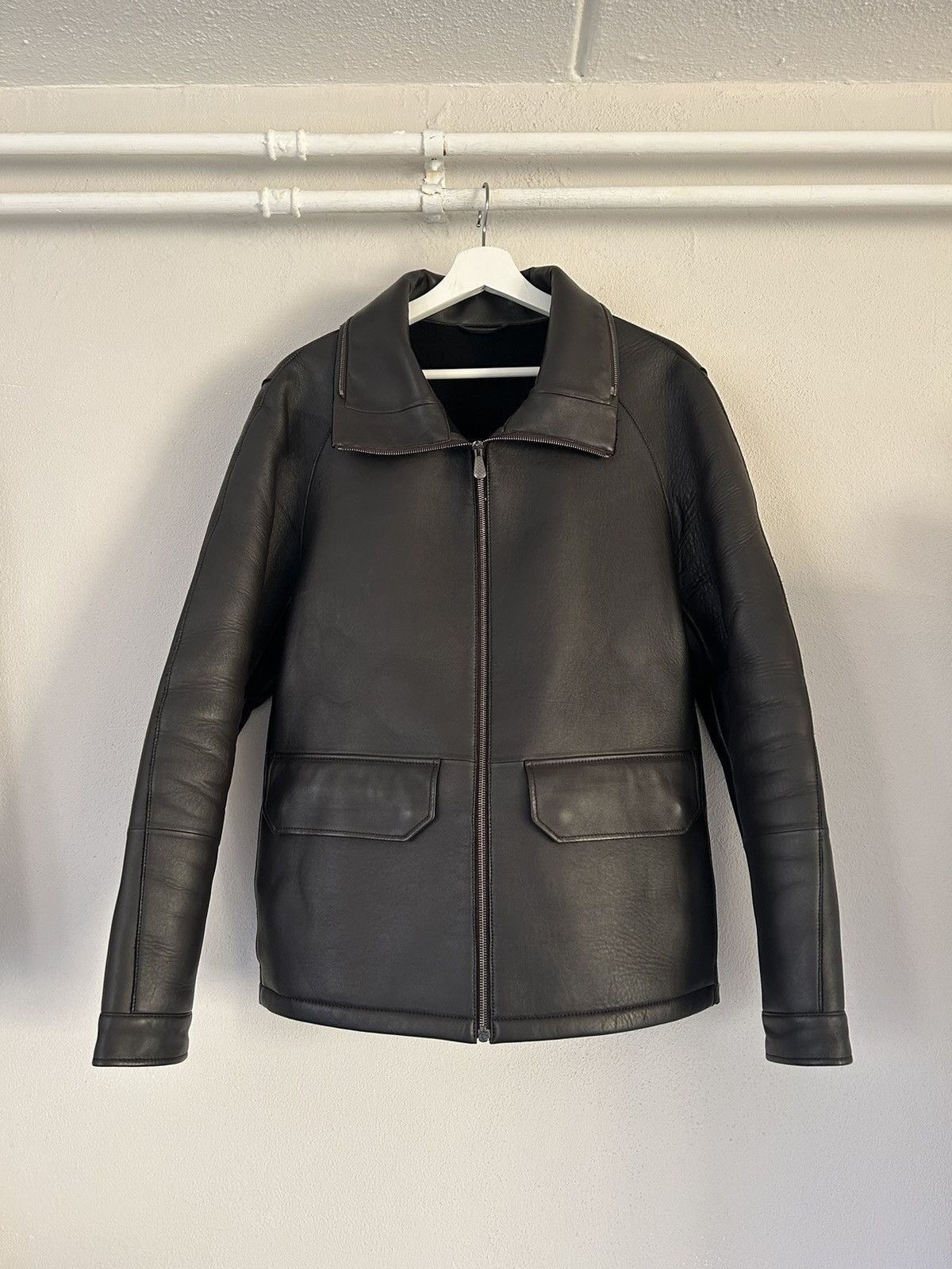 Bottega Veneta Leather Jacket with Detachable Hood Size US M / EU 48-50 / 2 - 2 Thumbnail