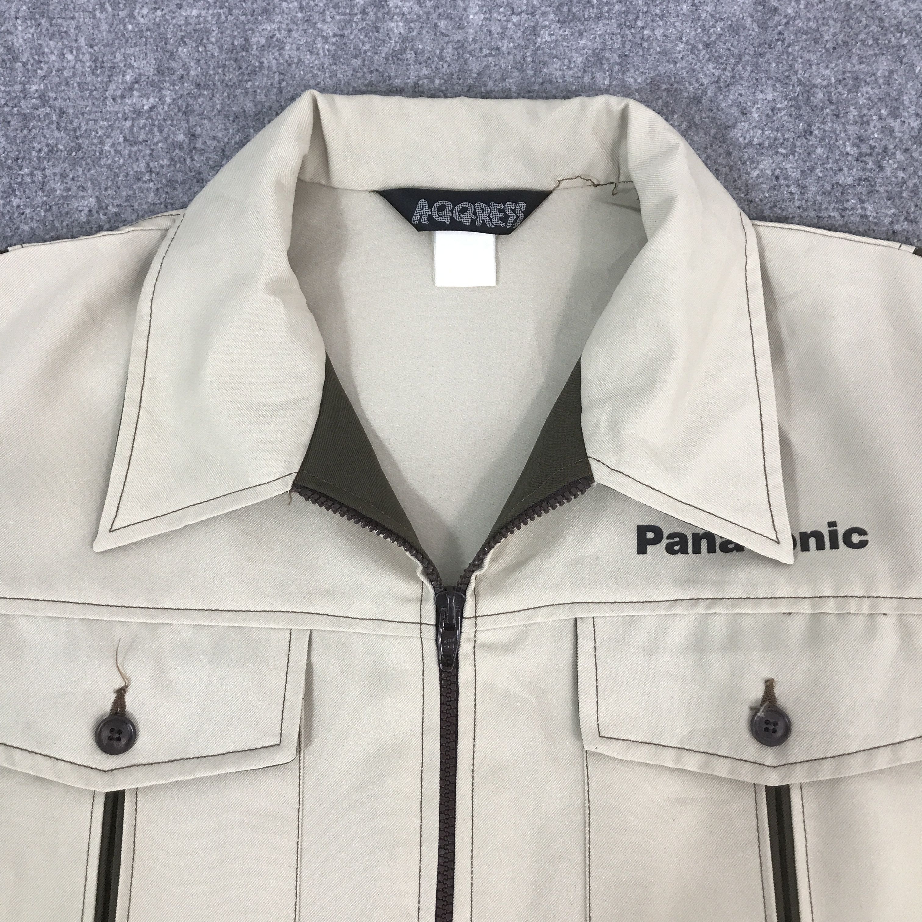 Japanese Brand PANASONIC WORKWEAR JAPANESE UNIFORM JACKET K69B15 Size US L / EU 52-54 / 3 - 8 Thumbnail