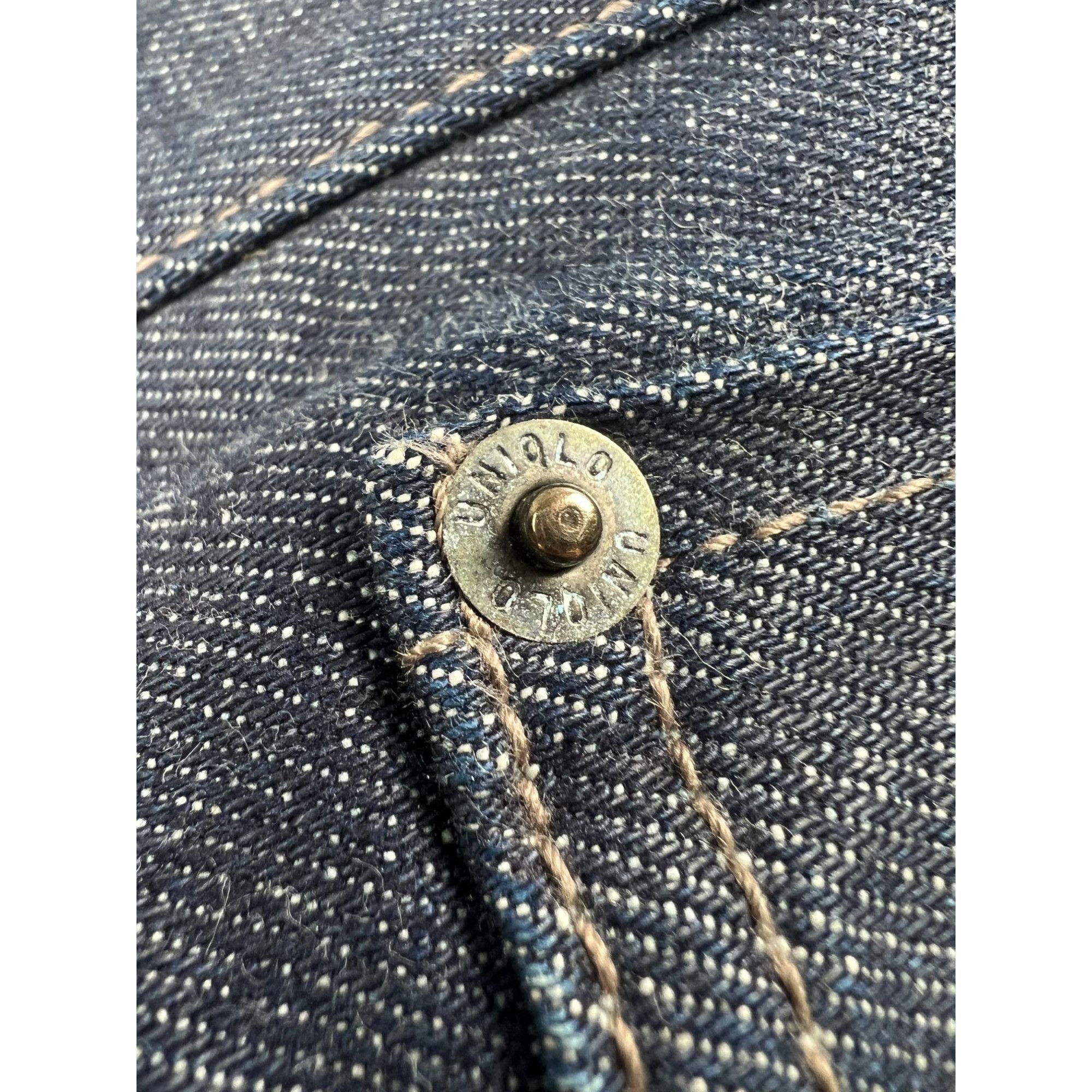Uniqlo Uniqlo Raw Selvedge Denim Jeans Pants (Y0999) Size US 32 / EU 48 - 6 Thumbnail