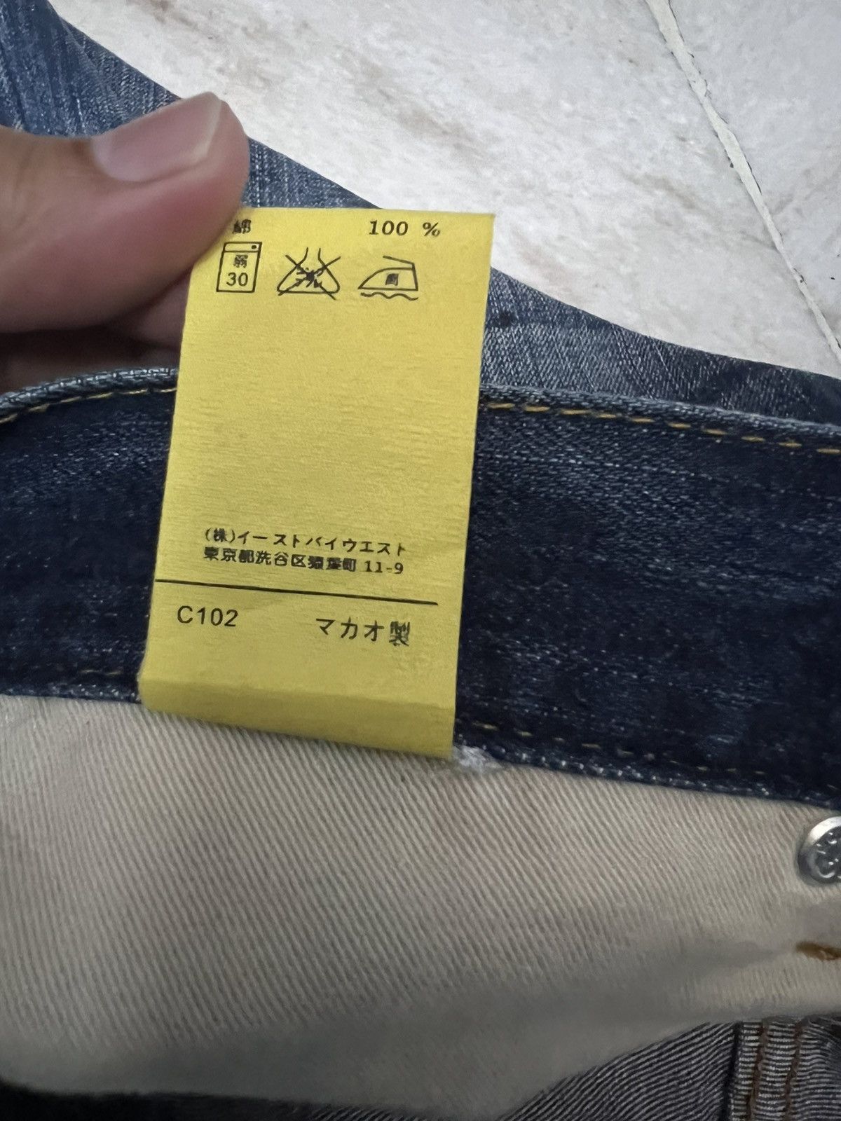 A.P.C. Vintage A.P.C Clawmark Selvedge Distressed Denim Jean Size US 34 / EU 50 - 16 Thumbnail