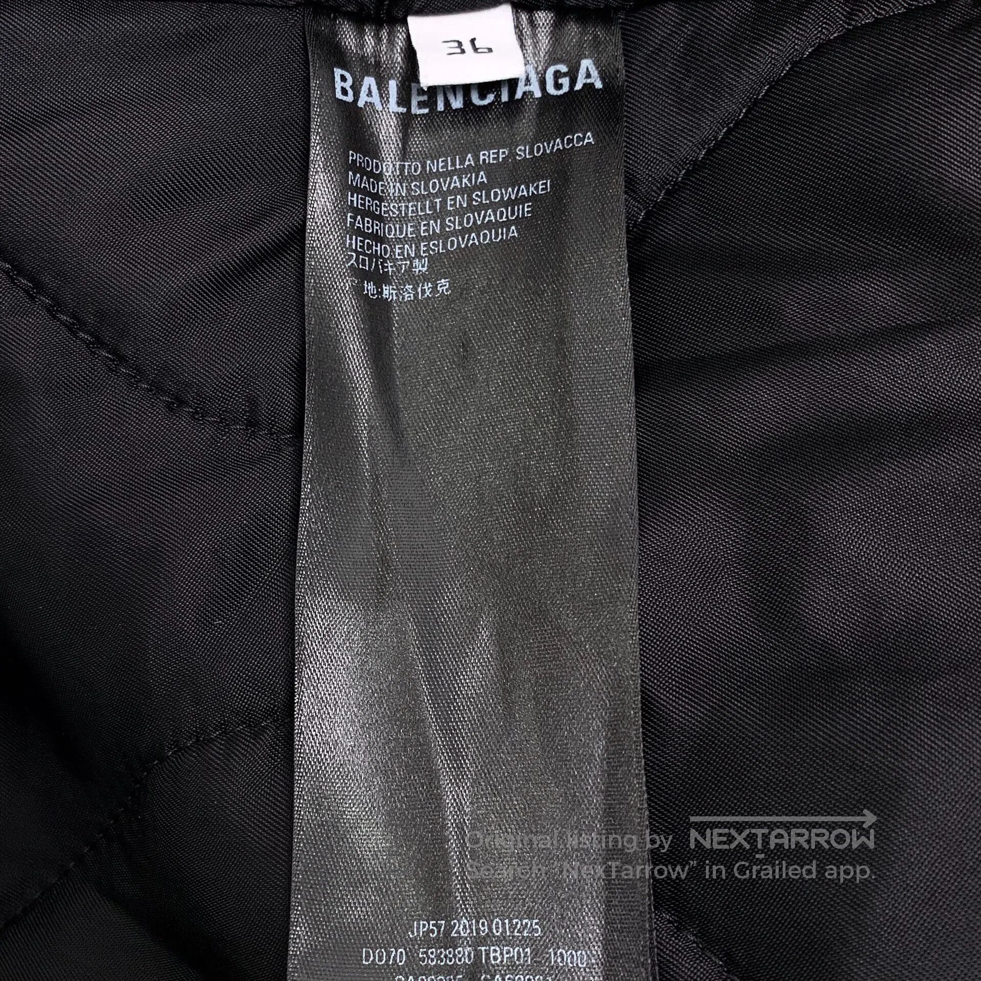 Balenciaga Balenciaga Black Cotton Hooded Multi-pocket Jacket| Size XS / US 0-2 / IT 36-38 - 6 Thumbnail