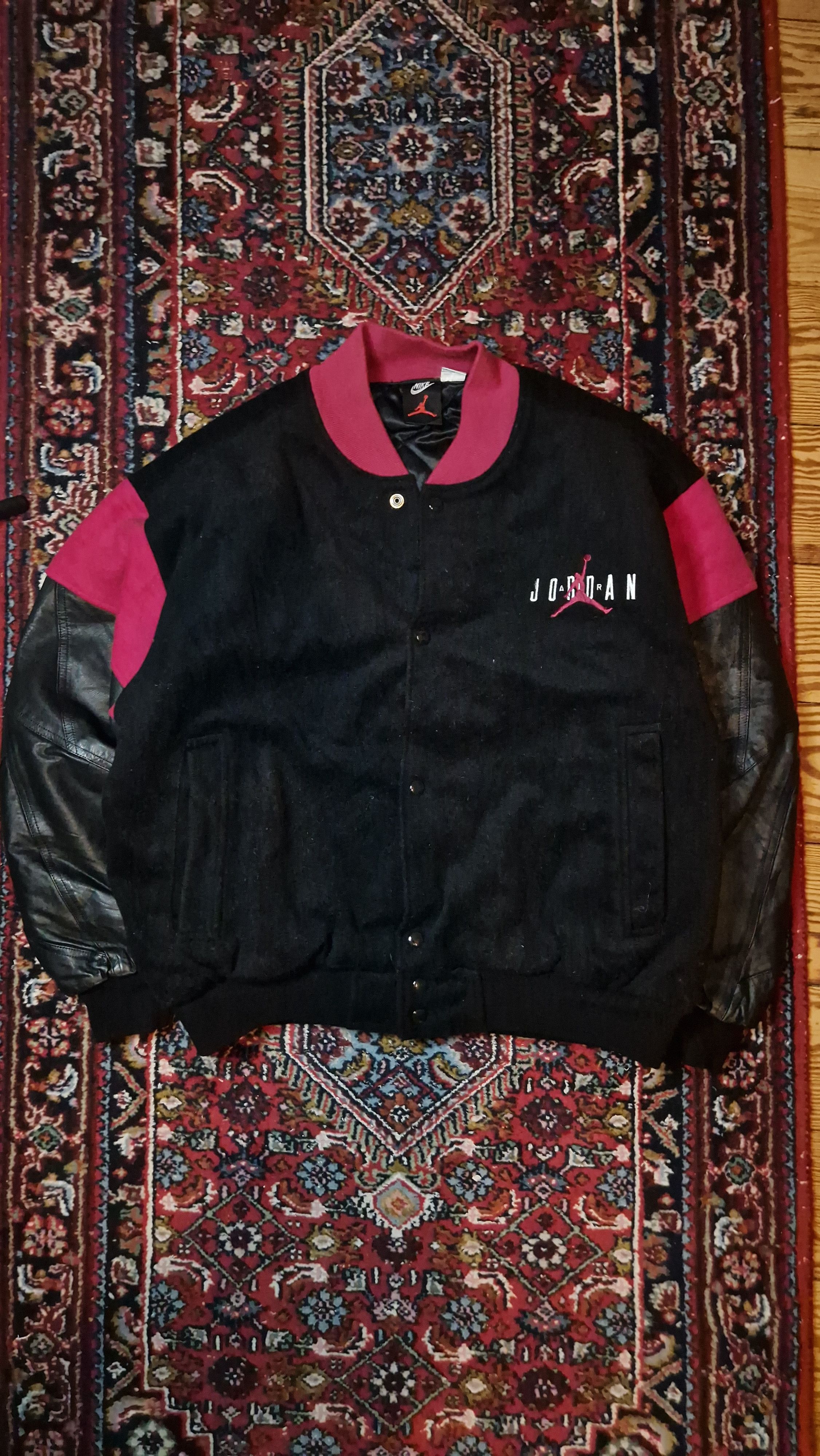Nike Vintahe 90s Nike Varsity College Air Jordan jacket Size US M / EU 48-50 / 2 - 6 Thumbnail