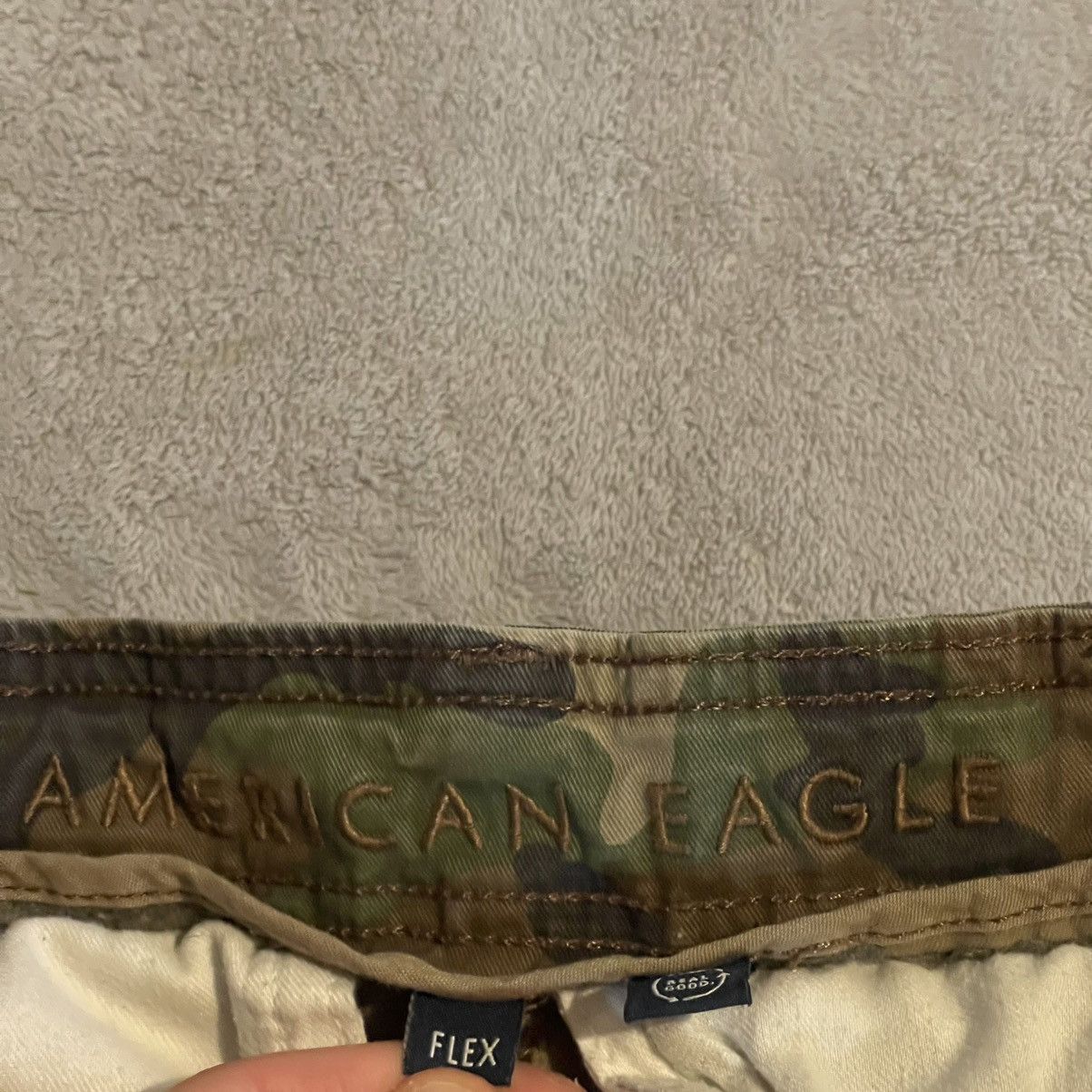 American Eagle Outfitters American Eagle Slim Lived-In Cargo Pants Mens 29x30 Camo Size US 29 - 3 Thumbnail