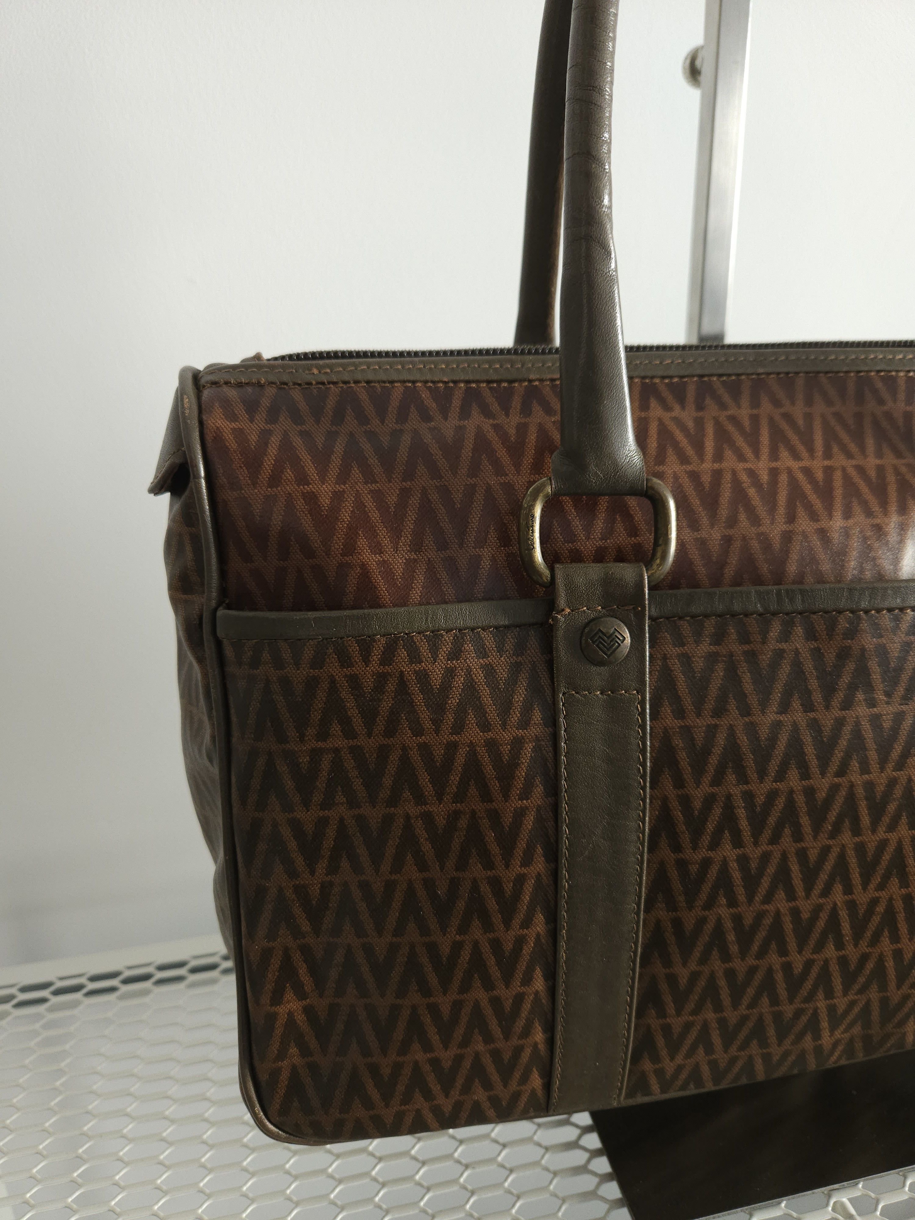 Mario Valentino × Vintage Vintage 80s Mario valentino monogram handbag Size ONE SIZE - 11 Thumbnail