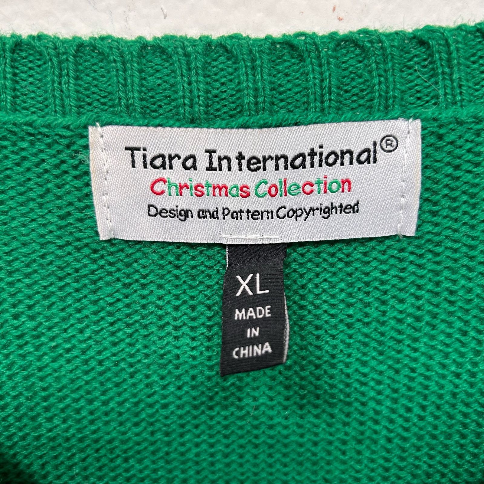 Vintage Tiara International Penguin Christmas Sweater XL Size L / US 10 / IT 46 - 3 Thumbnail