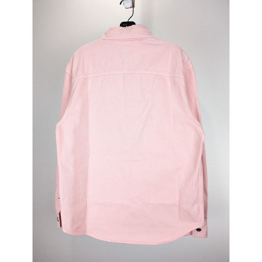 Bottega Veneta o1rshd1 Washed Colorured Denim Shirt in Camelia Size US M / EU 48-50 / 2 - 8 Thumbnail