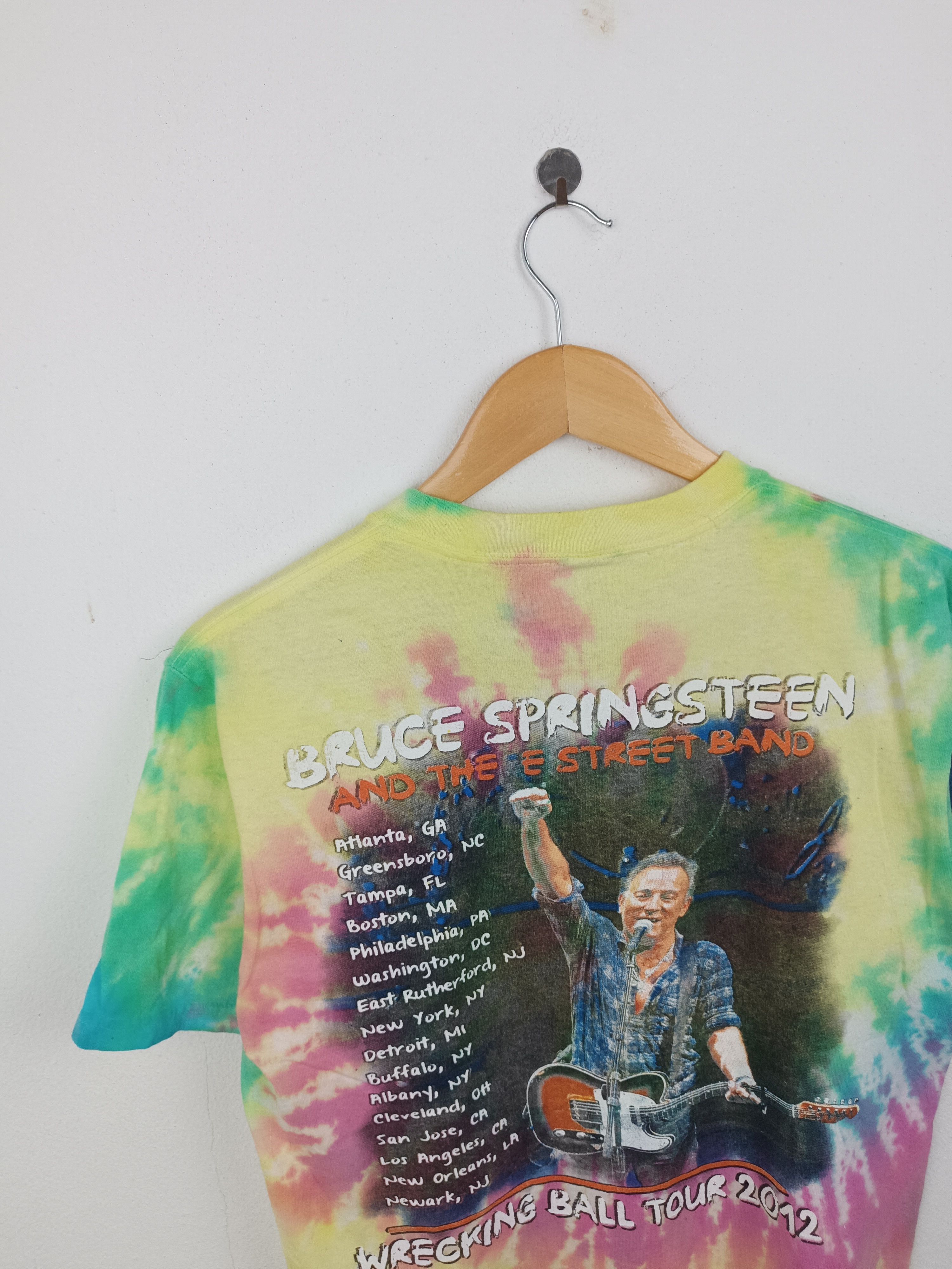 Band Tees VINTAGE 2012 BRUCE SPRINGSTEEN & E STREET BAND WRECKING BALL Size US M / EU 48-50 / 2 - 14 Thumbnail