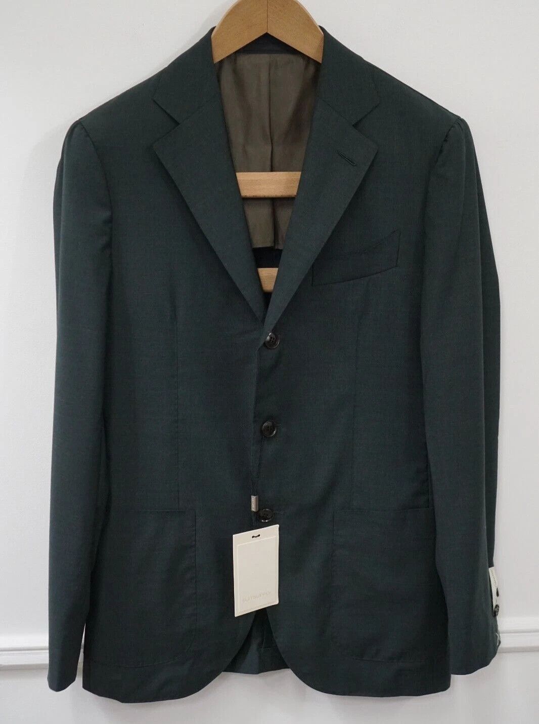 Suitsupply Men Suitsupply Blazer La Spalla Green Wool Reda Size UK/US34 Size 34R - 1 Thumbnail