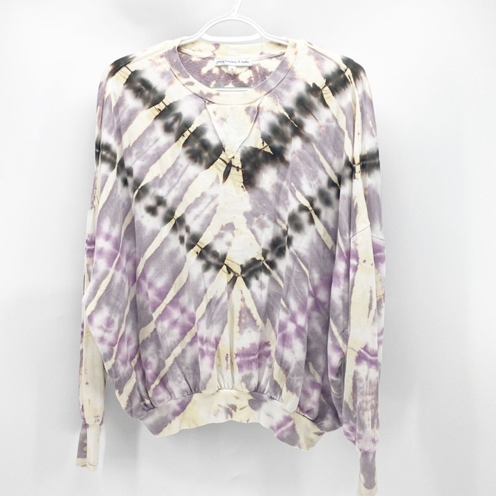 Young Fabulous & Broke Young Fabulous & Broke Purple Tie Dye Sweatshirt soft sz S Size S / US 4 / IT 40 - 1 Thumbnail