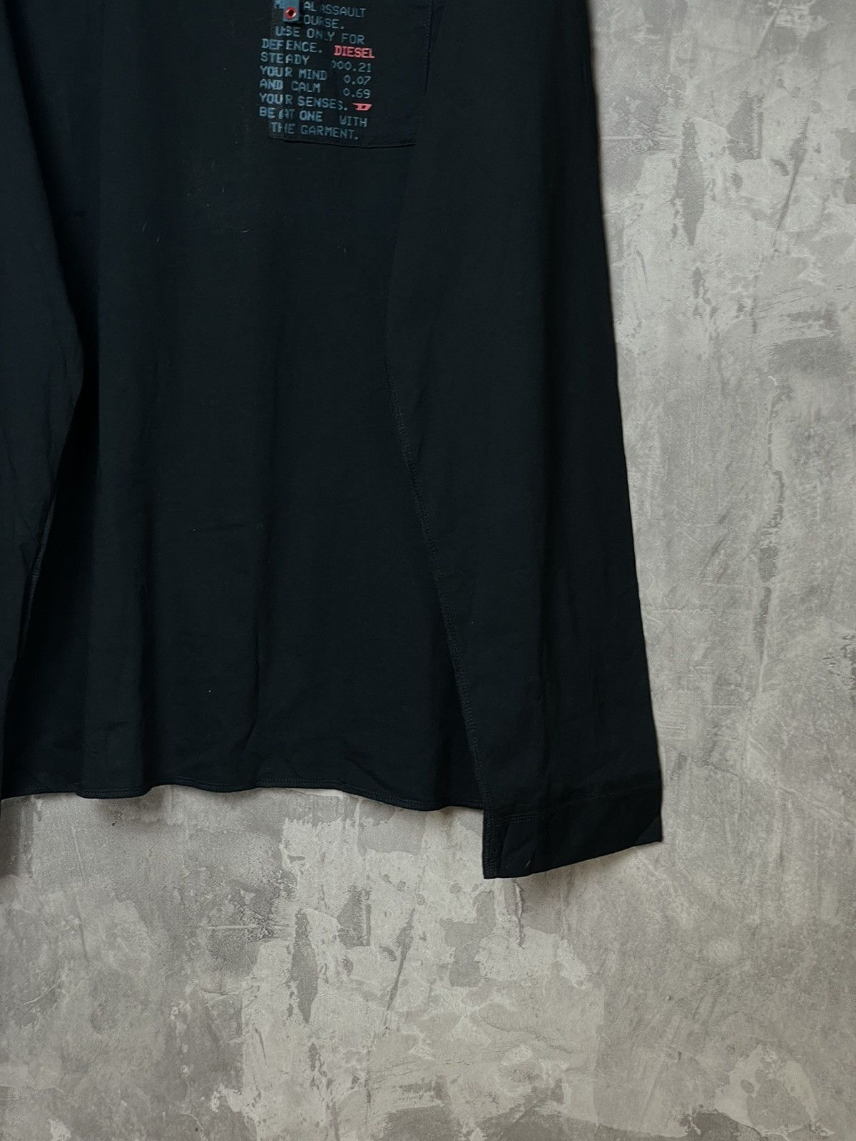 Diesel × Vintage DIESEL PHYSICAL ORANGE LOGO LONG SLEEVE SWEATSHIRT Size US XXL / EU 58 / 5 - 6 Thumbnail
