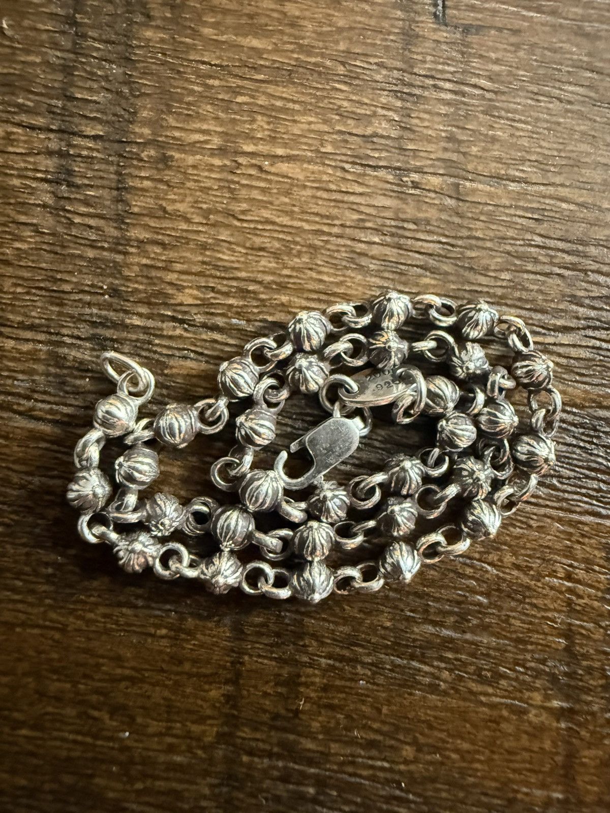 Chrome Hearts Chrome Hearts silver ankle bracelet Size ONE SIZE - 1 Thumbnail
