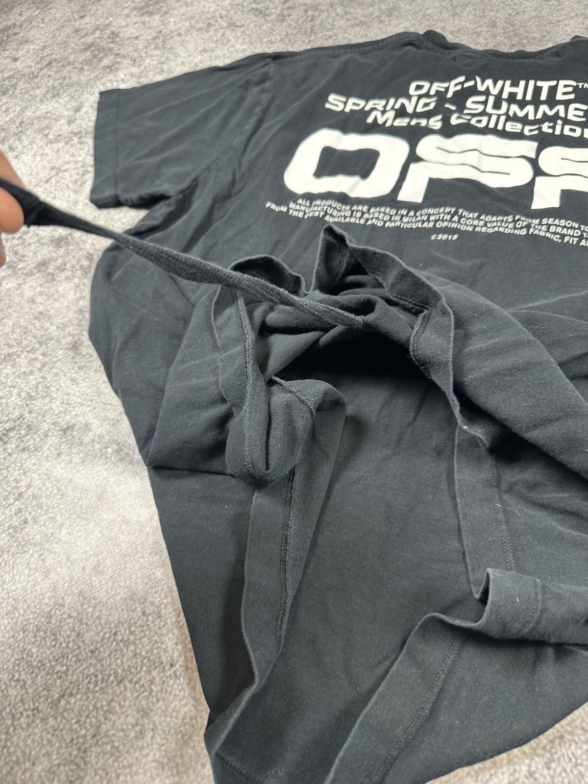 Off-White Off-White Back Logo T-shirt Streetwear Style Rare USA L Size US S / EU 44-46 / 1 - 3 Thumbnail