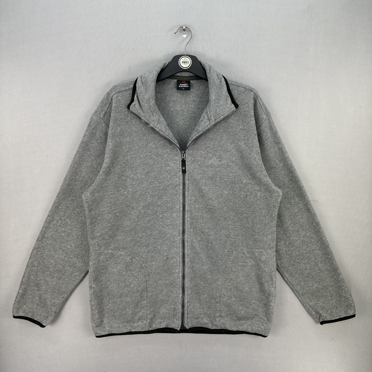 Vintage First Down Outdoor Fleece Zipper Jacket