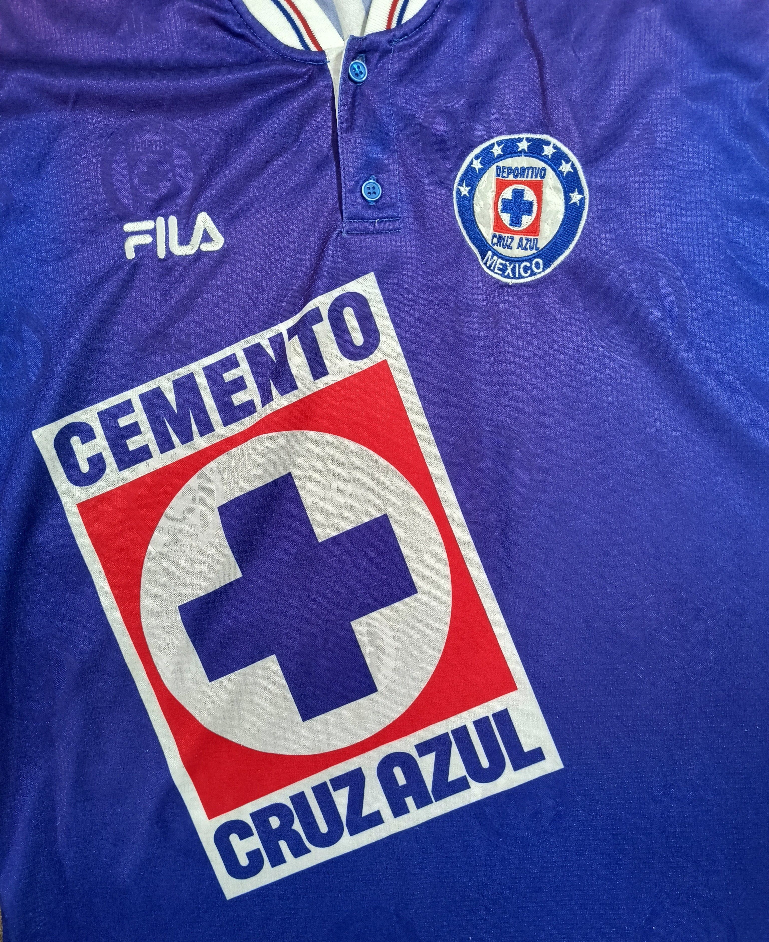 Fila Vintage deportivo Cruz Azul winter 1997 soccer jersey Size US M / EU 48-50 / 2 - 1 Thumbnail