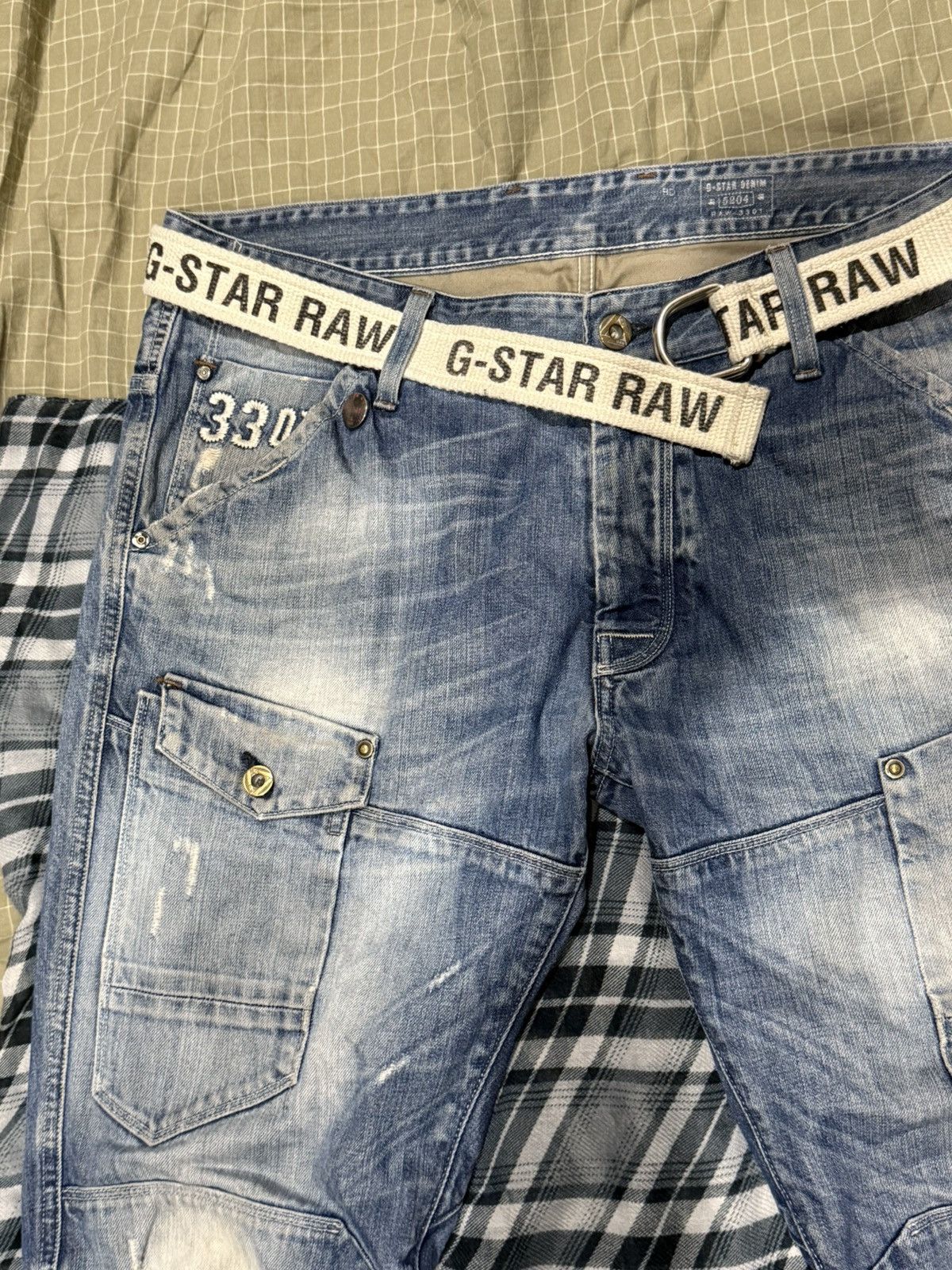 G-Star G-STAR RAW faded wash skinny denim jeans Size US 34 / EU 50 - 2 Thumbnail