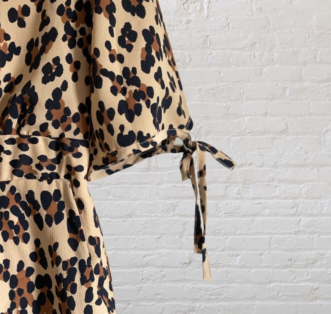 Other Q&A 3/4 SLEEVE LEOPARD ANIMAL PRINT DRESS Size M / US 6-8 / IT 42-44 - 2 Thumbnail