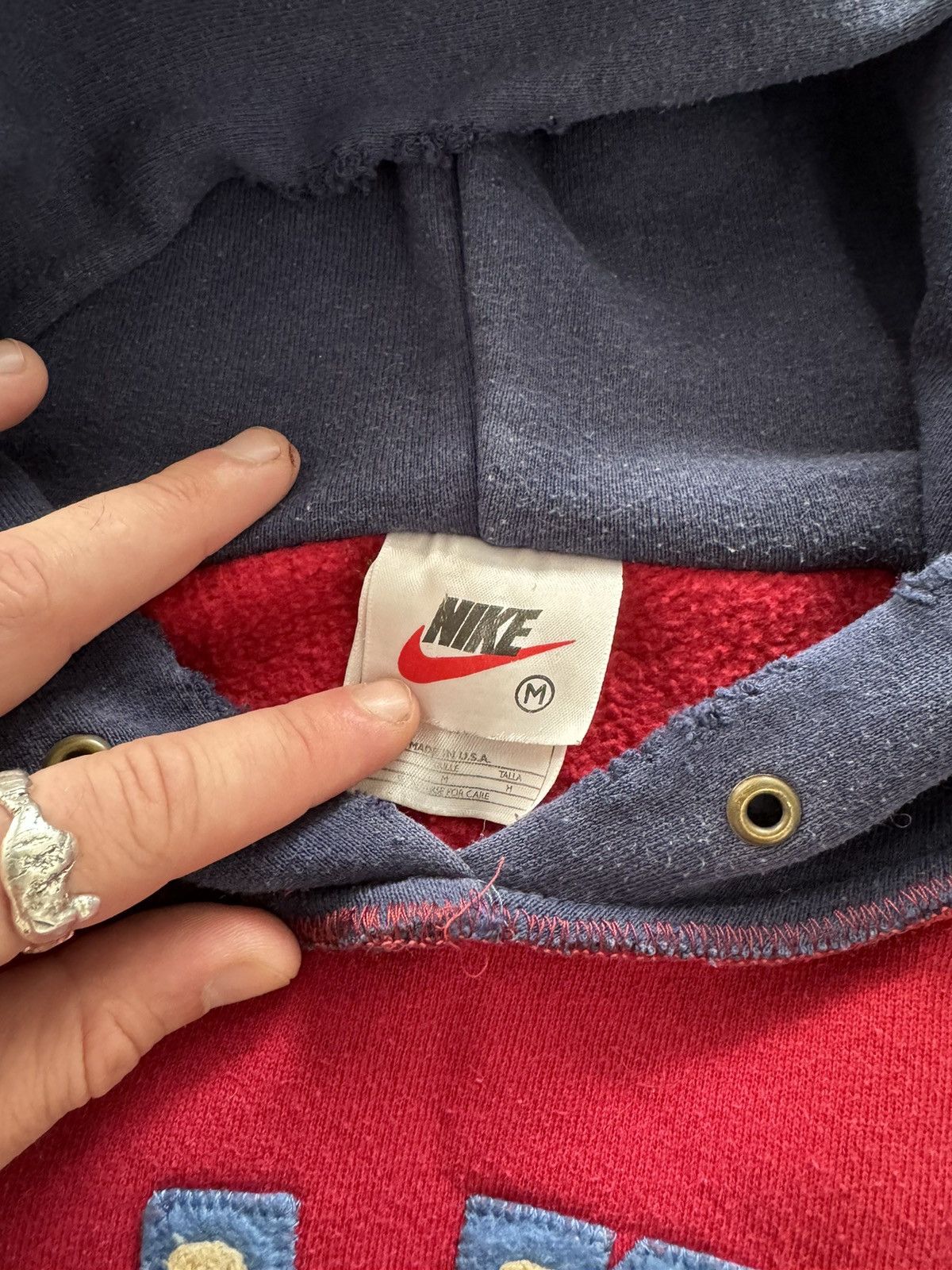 Coogi × Nike × Vintage VINTAGE Reworked Nike skeleton hoodie y2k BY COOGI SWEATER Size US M / EU 48-50 / 2 - 14 Thumbnail