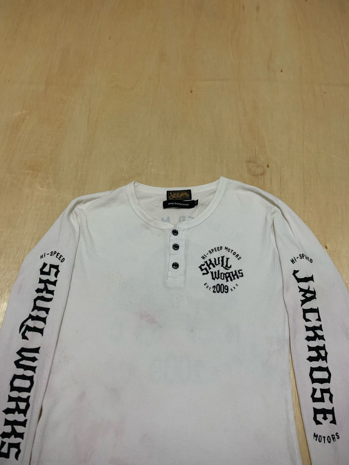 Hysteric Glamour × If Six Was Nine × Japanese Brand Y2k Skull Works Jackrose Longsleeve Size US M / EU 48-50 / 2 - 4 Thumbnail