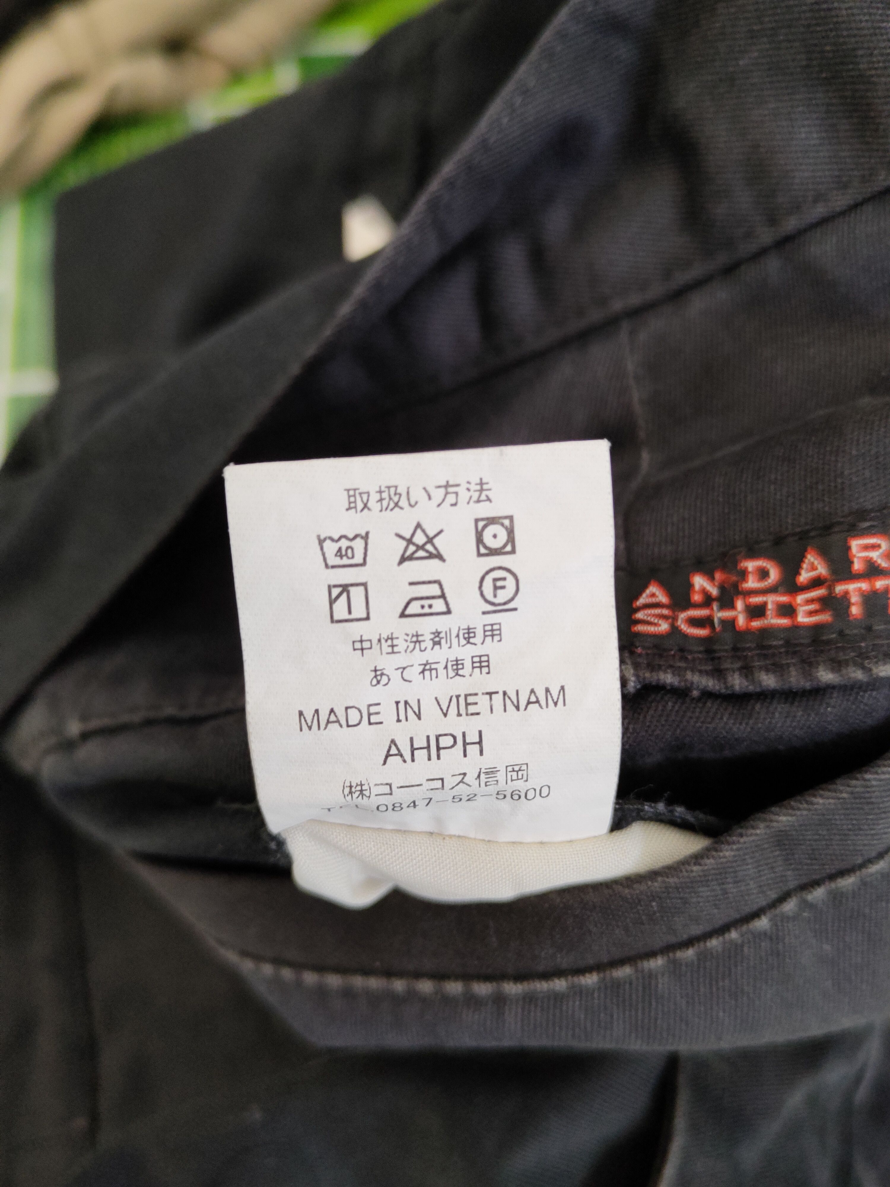 Japanese Brand Andare Schietti Black Multipocket Cargo Pants #S2544 Size US 32 / EU 48 - 15 Thumbnail