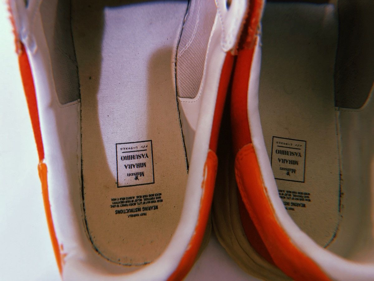 Maison MIHARA YASUHIRO Maison Mihara Yasuhiro MMY Blakey – Custom (Orange/White) Size US 11.5 / EU 44-45 - 7 Thumbnail