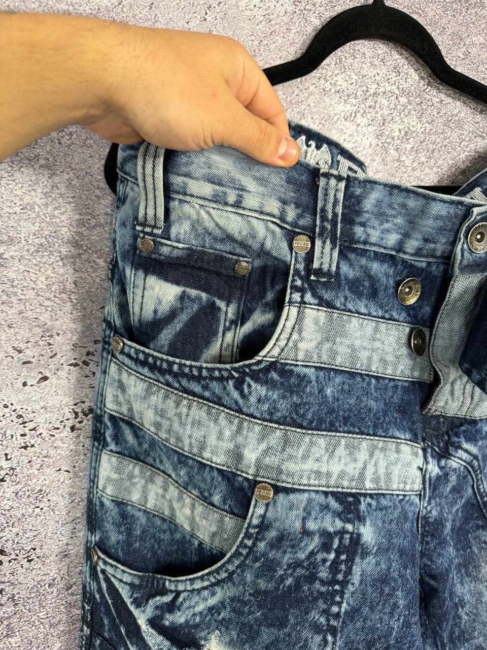 Designer × Japanese Brand × Vintage PEVIANI Jeans Men's Size 38 Moto Acis Wash Straight Size US 38 / EU 54 - 15 Thumbnail