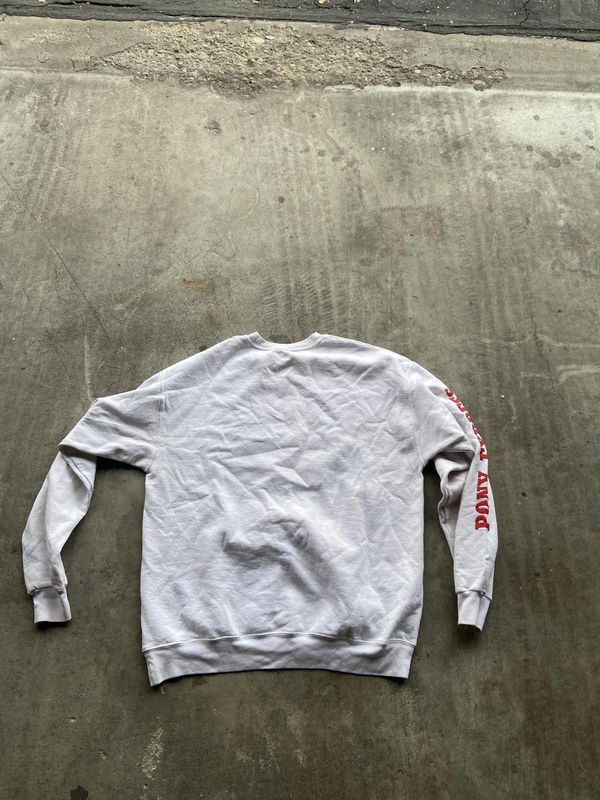 Hanes Super Bowl LIII Mens White Medium Sweater Hoodie 2019 Stains Size ONE SIZE - 5 Thumbnail