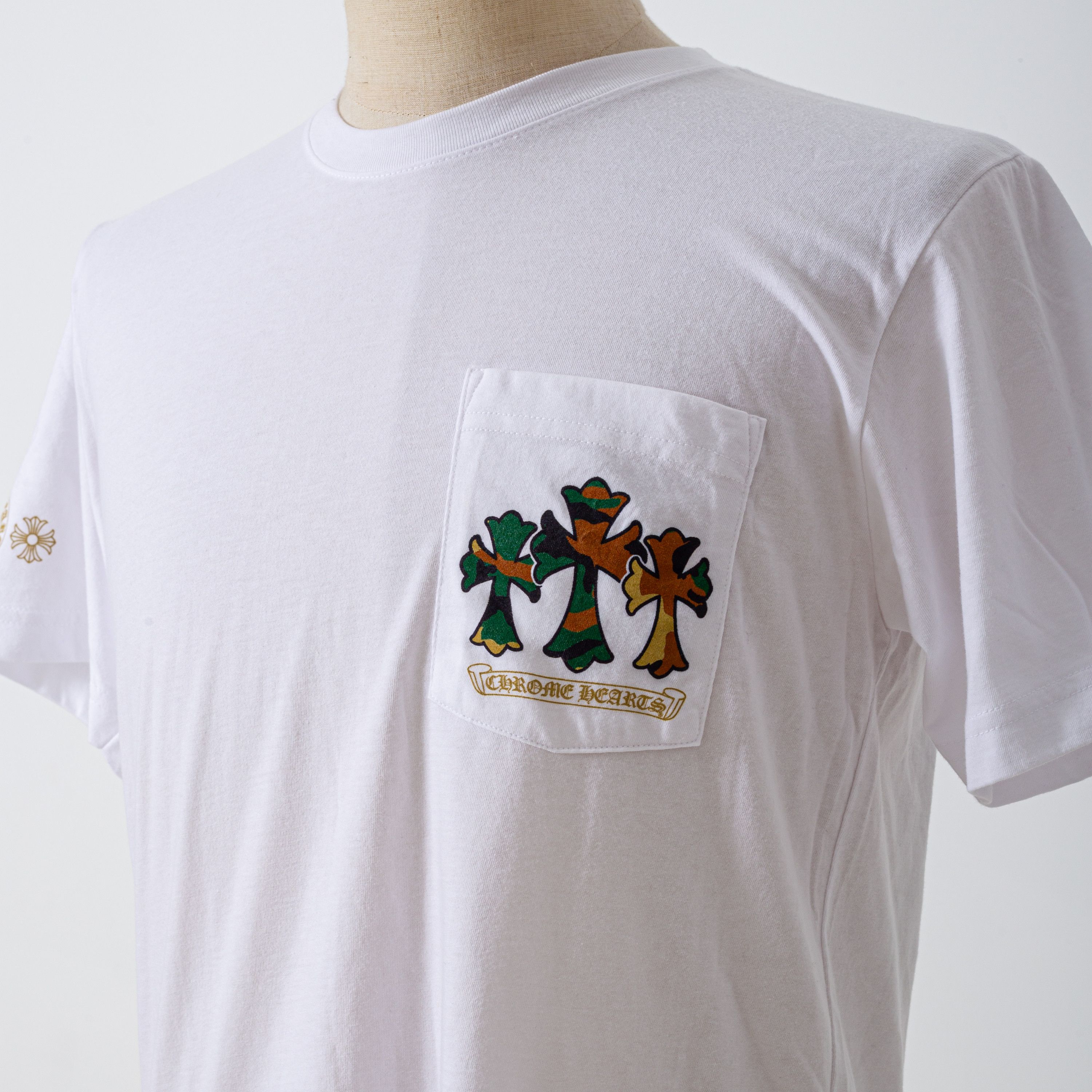 Chrome Hearts CHROME HEARTS Camo Tshirt White Size US M / EU 48-50 / 2 - 3 Thumbnail