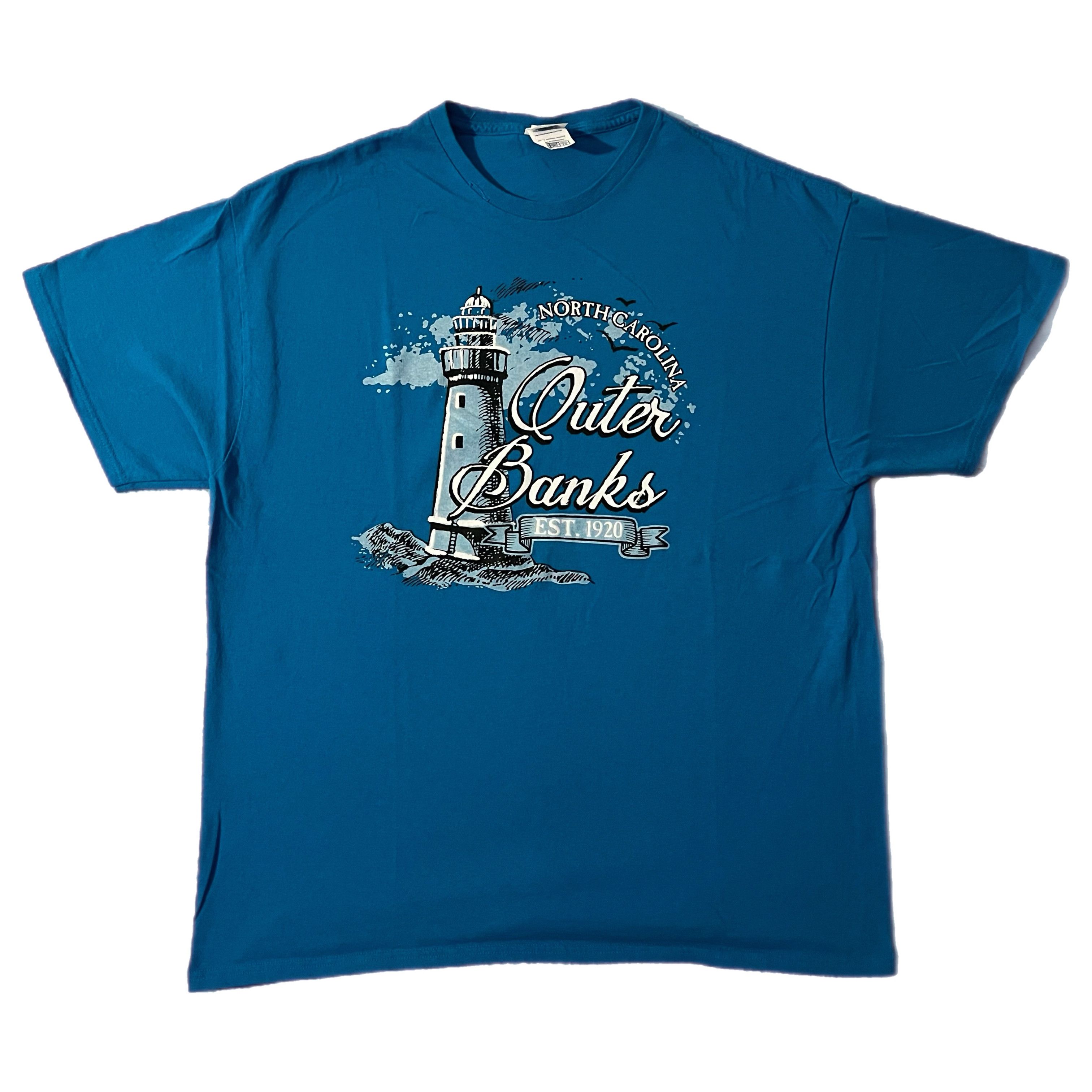 Delta VTG 90s North Carolina Outer Banks Travel Destination Tee Size US XL / EU 56 / 4 - 1 Thumbnail