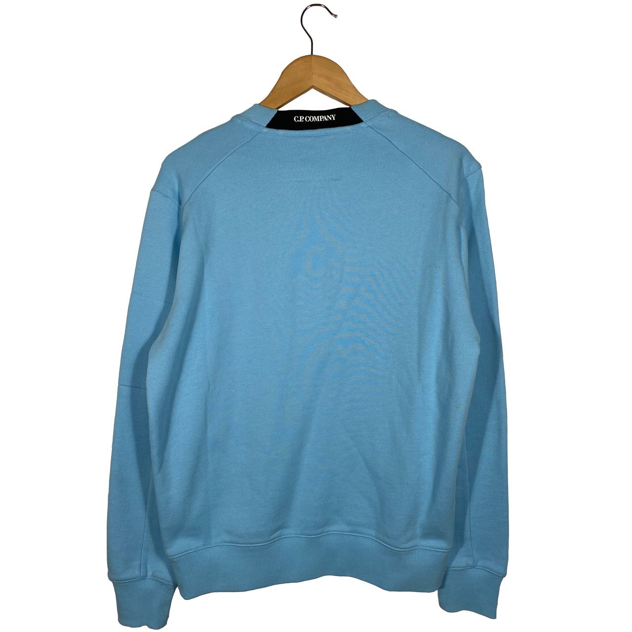 C.P. Company C.P. Company Diagonal Raised Fleece Lens Crewneck Blue Size US M / EU 48-50 / 2 - 2 Thumbnail