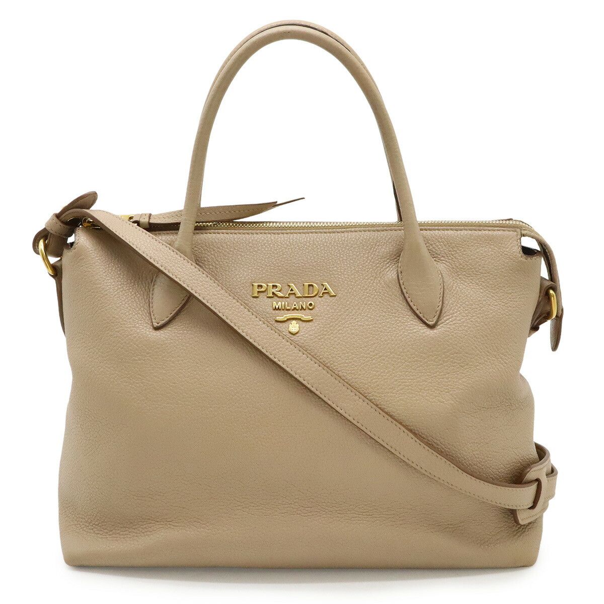 Prada Prada Prada VIT.DAINO 2way Handbag Leather Shoulder Bag 1BA157 DUTY FREE for USA Size ONE SIZE - 1 Thumbnail