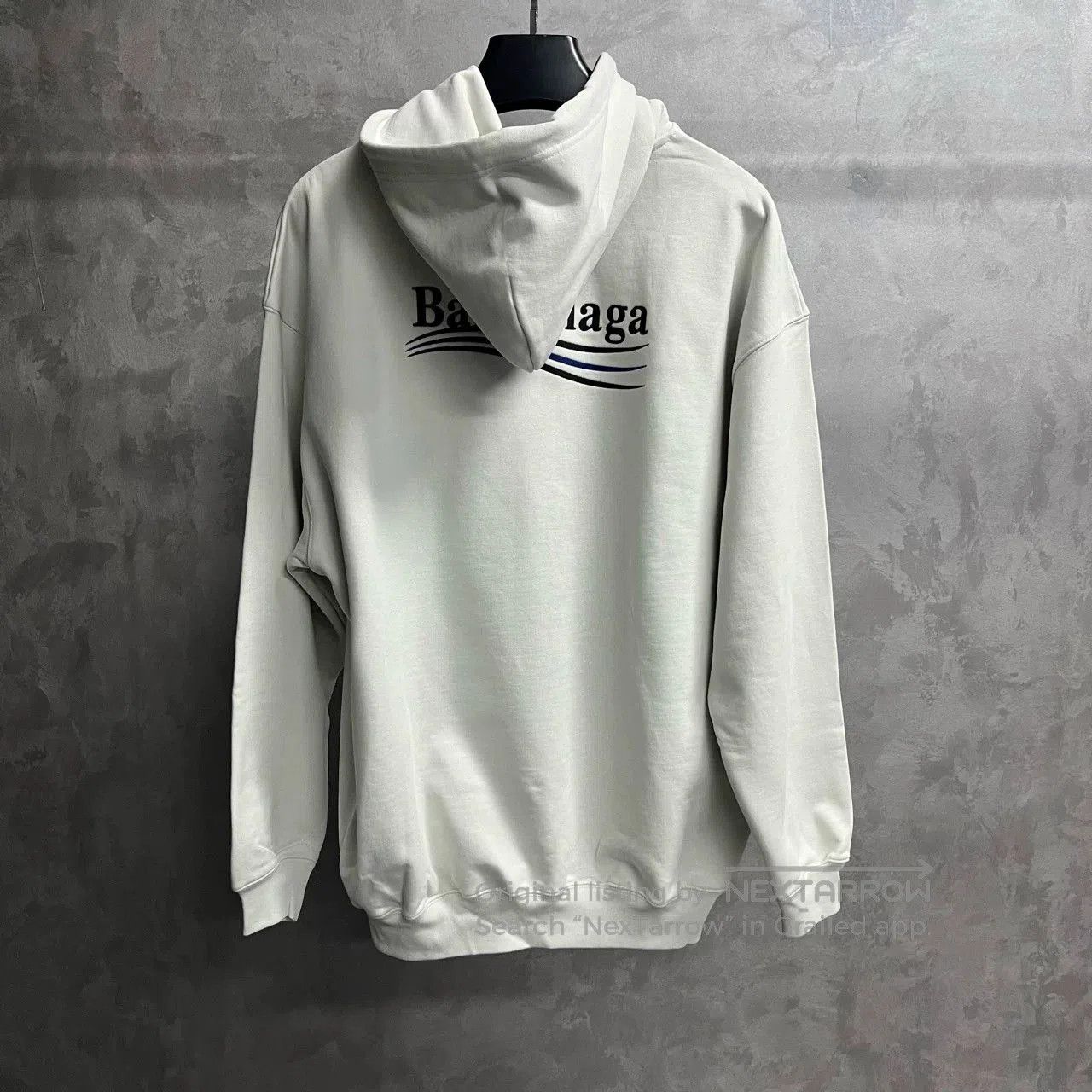 Balenciaga Balenciaga White Logo Embroidered Hoodie. Size US S / EU 44-46 / 1 - 5 Thumbnail