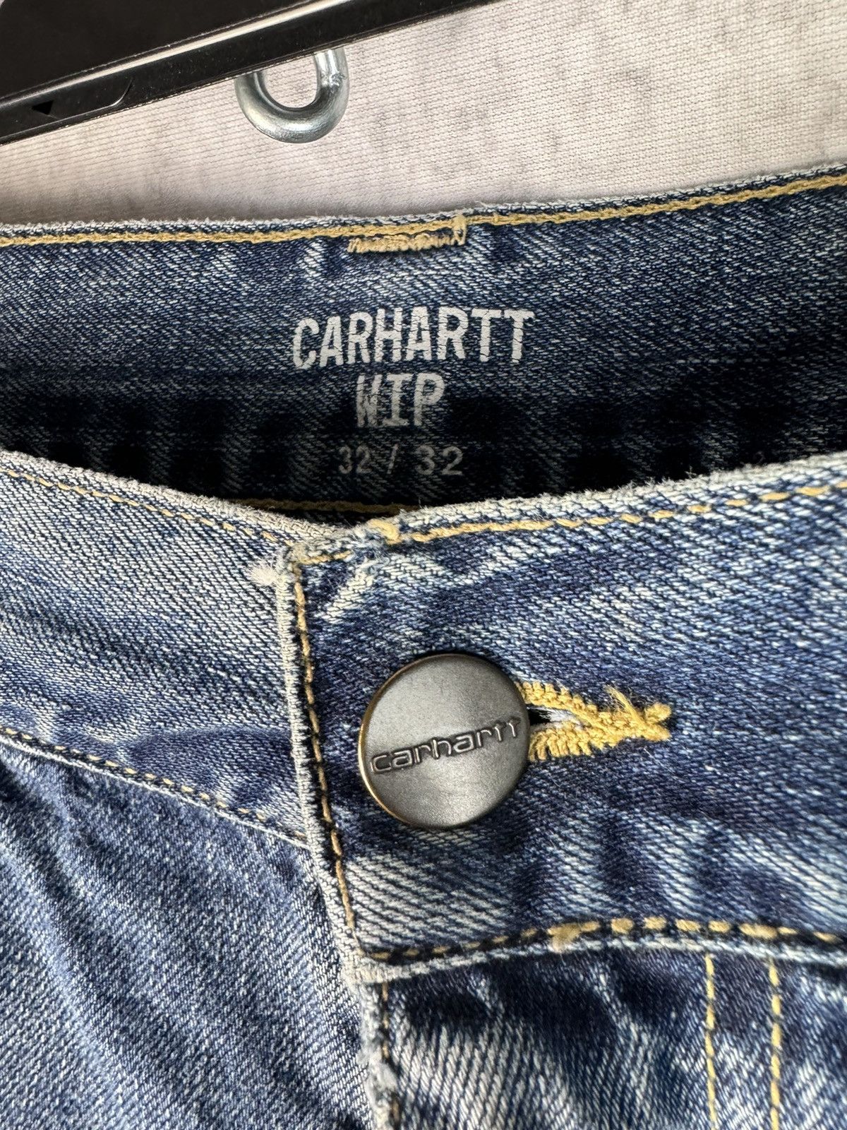 Carhartt Vintage Carhartt WIP Blue Denim Davies Pant Size US 32 / EU 48 - 4 Thumbnail