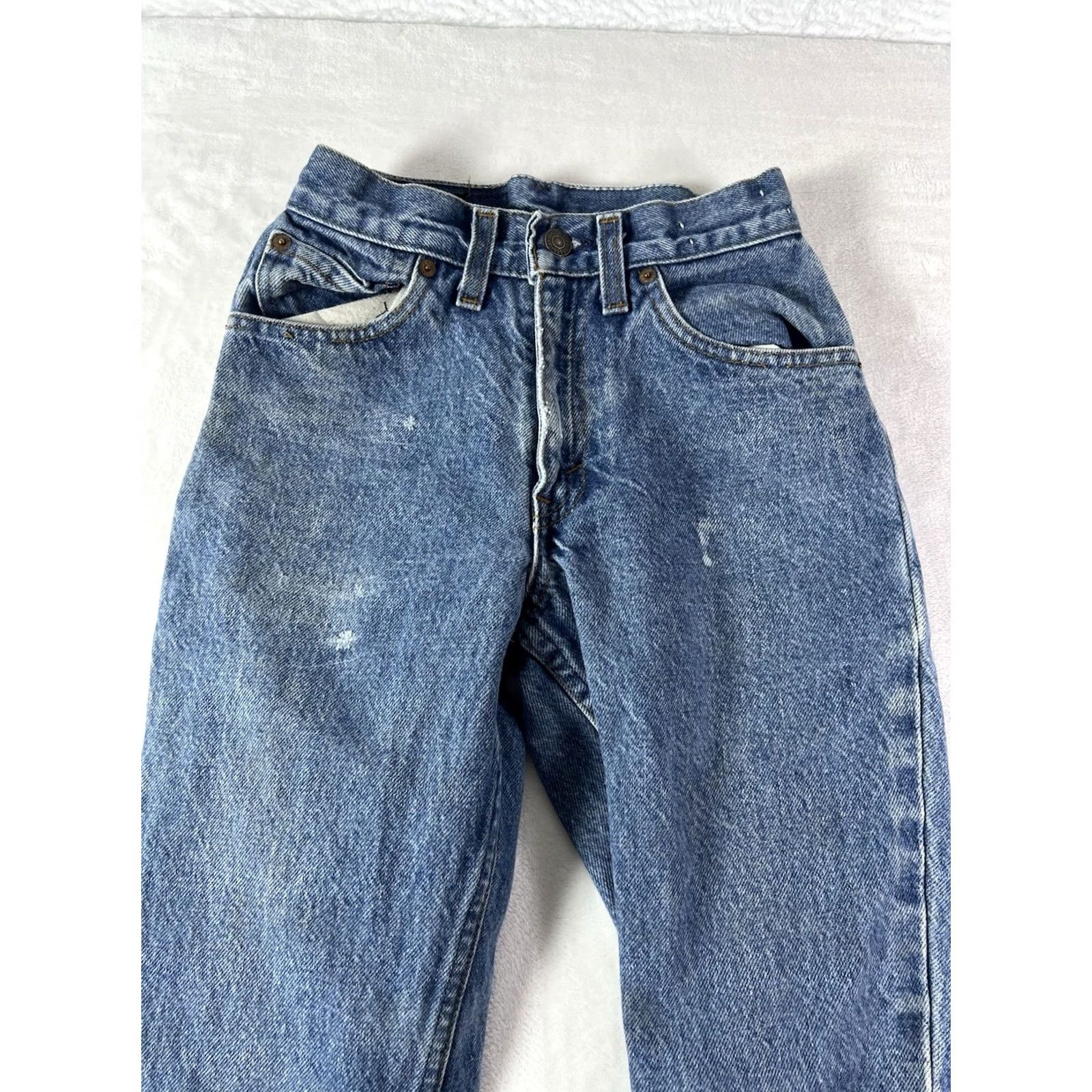 Levi's VINTAGE Levi's 502 Jeans Women's 24x31 Medium Wash Denim 5-Pocket Button Zipper 90s Retro Size 42" / US 20 - 2 Thumbnail