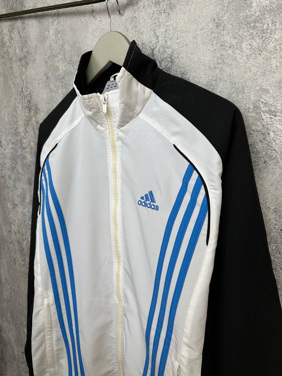 Adidas Adidas Vintage Track Jacket Windbreaker 3-Stripes Y2k Style Size US S / EU 44-46 / 1 - 5 Thumbnail