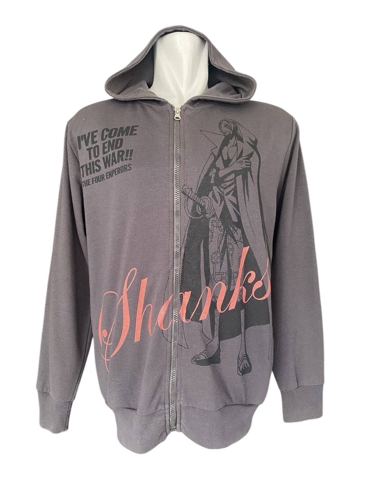 Cartoon Network Rare ONE PIECE Pirates Light Zipper Hoodie Windbreaker Size US L / EU 52-54 / 3 - 1 Thumbnail