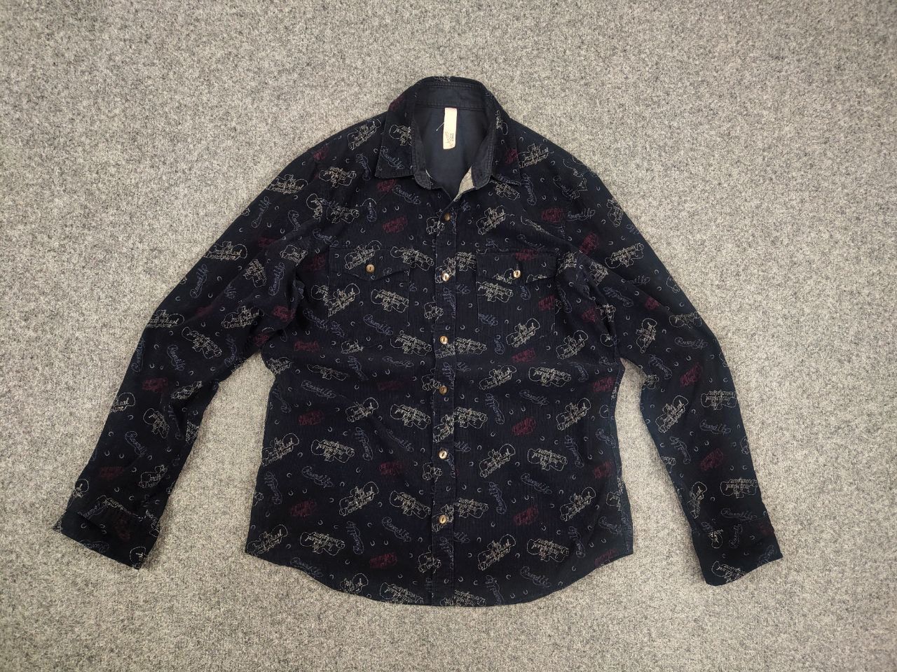 Takeo Kikuchi Vintage takeo kikuchi Escape Japan Design Corduroy Art Shirt Size US M / EU 48-50 / 2 - 9 Thumbnail