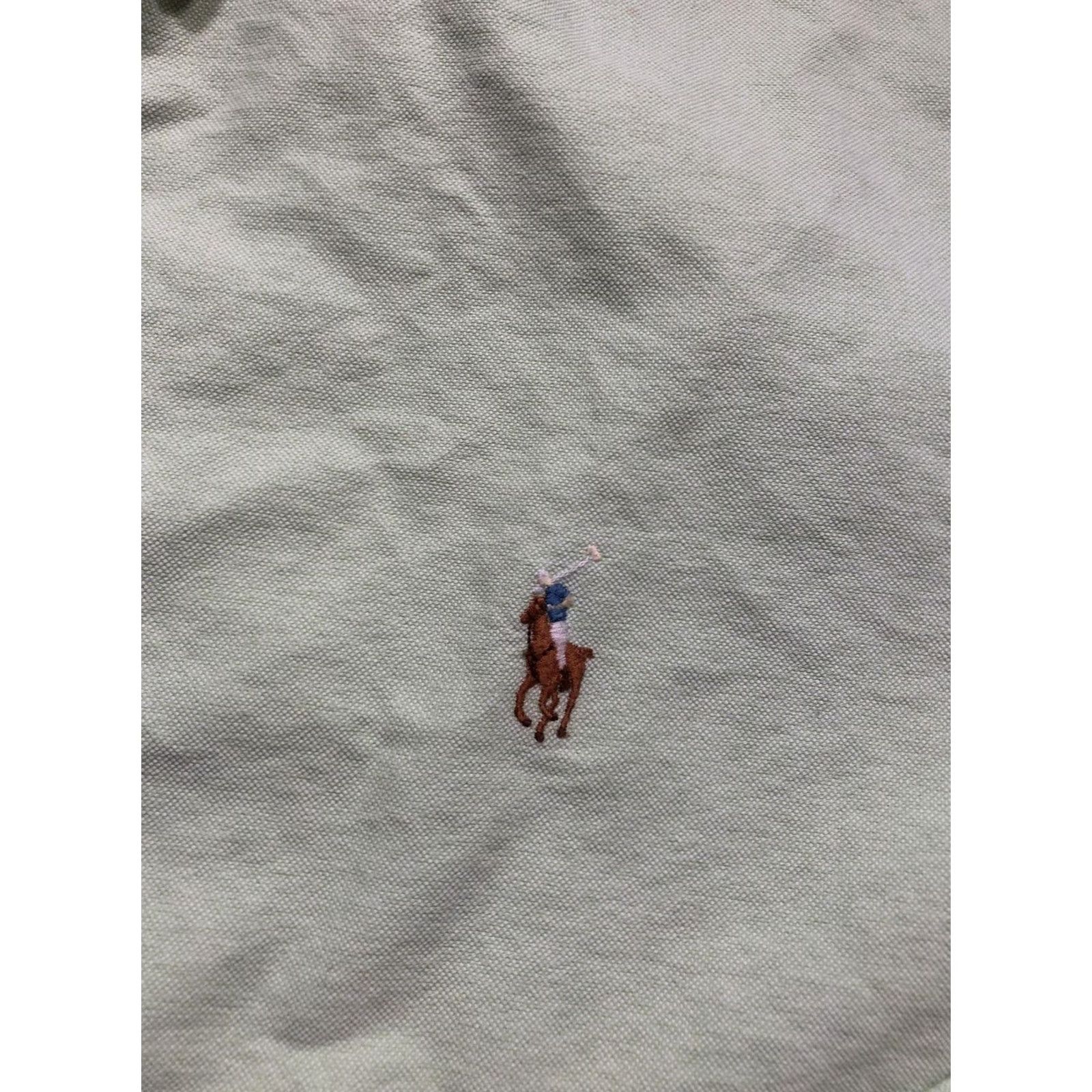Ralph Lauren Ralph Lauren Shirt Mens XL Green Solid Classic Fit Button Down Pony Logo Casual Size US XL / EU 56 / 4 - 6 Thumbnail