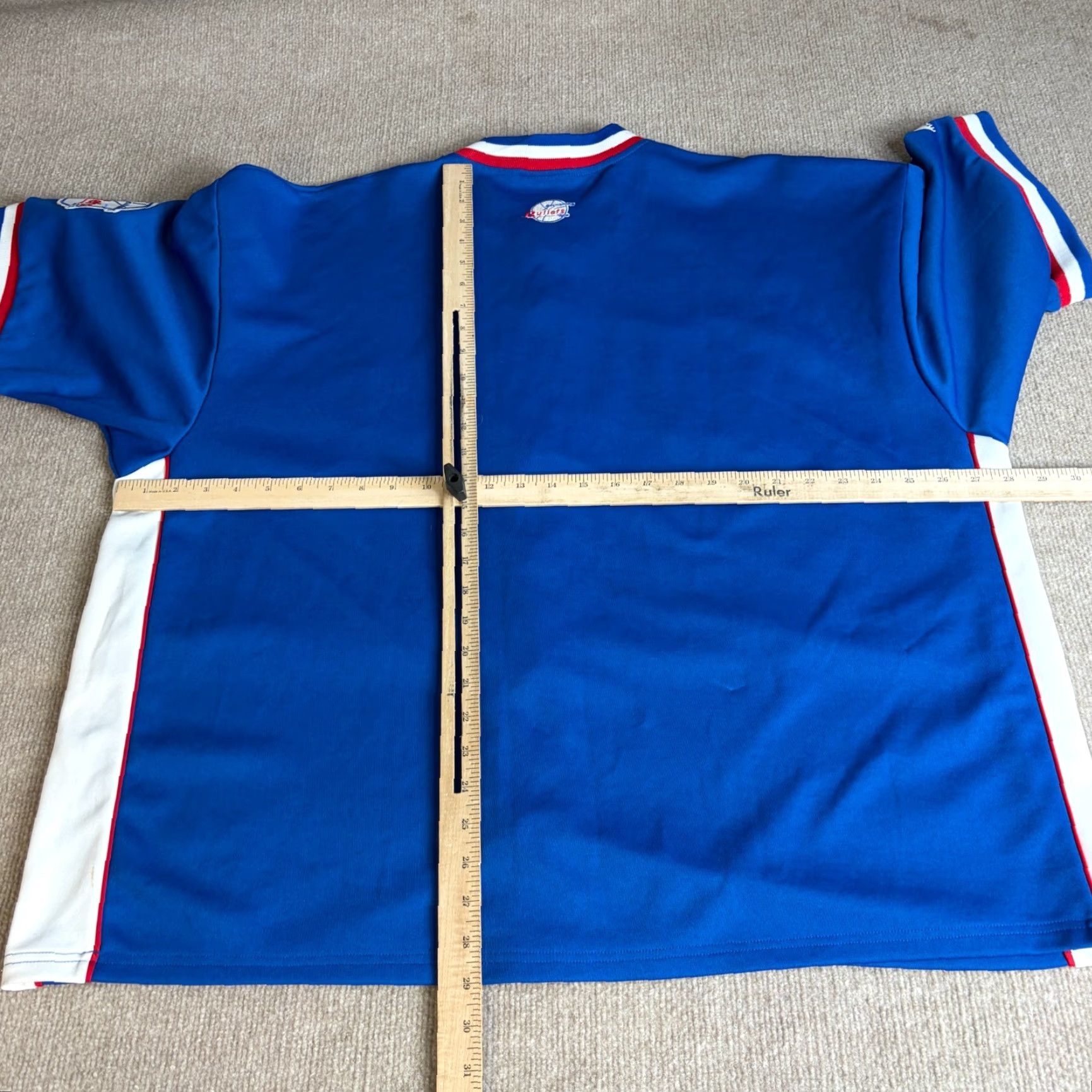 Vintage VINTAGE Baltimore Bullets Shirt Jersey XL Blue Embroidered Made in USA Size US XL / EU 56 / 4 - 2 Thumbnail