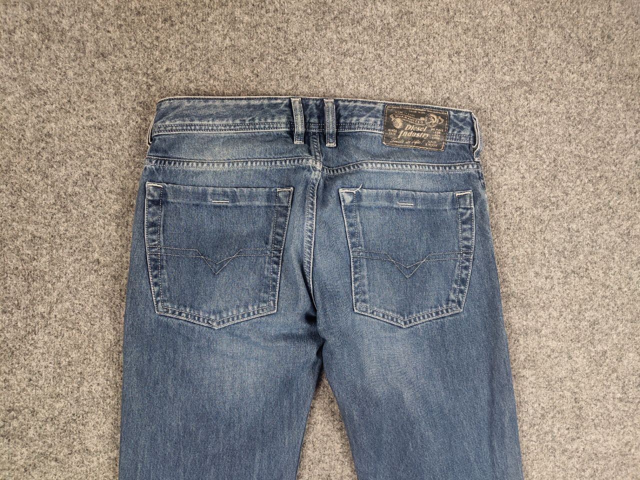If Six Was Nine × Le Grande Bleu (L.G.B.) × Vintage Vintage Diesel If Six Was Nine style Distressed Flared Jeans Size US 30 / EU 46 - 11 Thumbnail