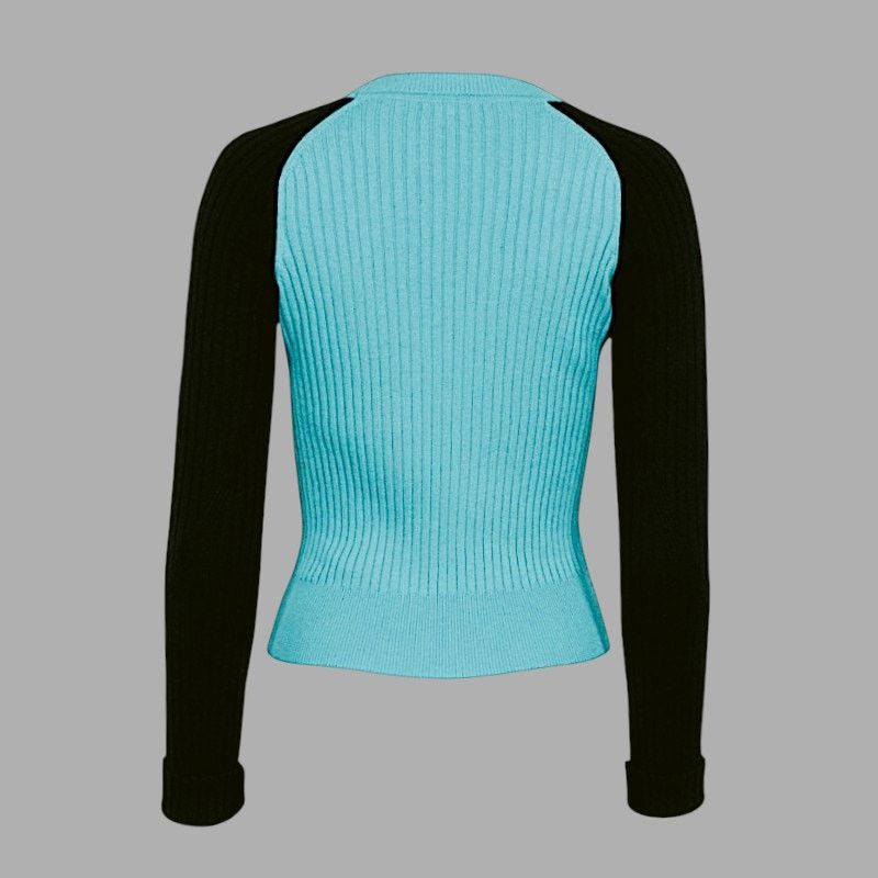 Rag & Bone Rag & Bone Blue/White Sweater | Size M Size M / US 6-8 / IT 42-44 - 2 Thumbnail