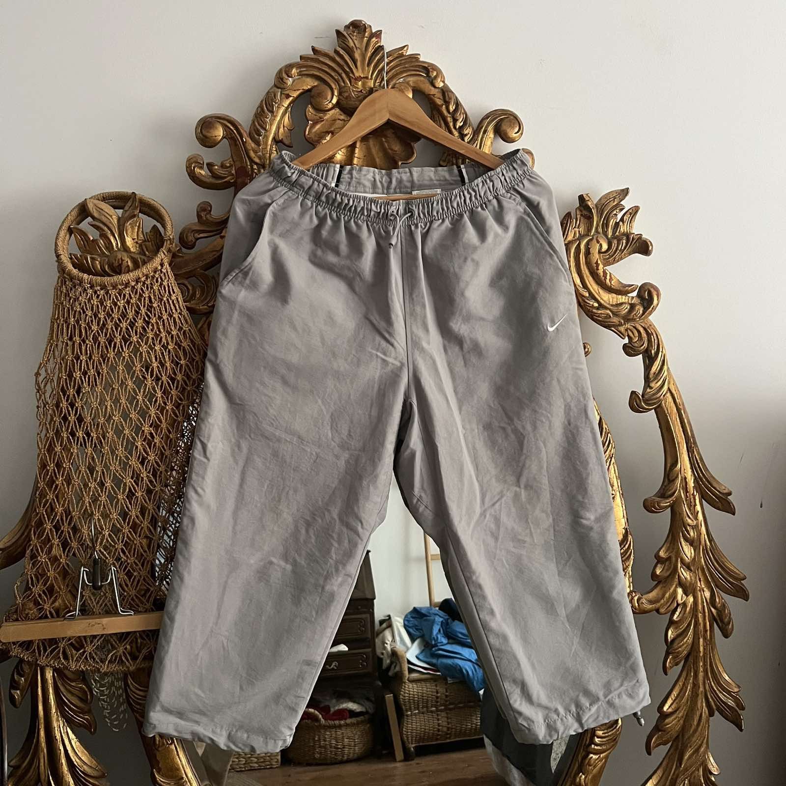 Nike × Vintage 2000s Vintage Nike Drill Long Shorts 3/4 Pants Y2k Sz m Size US 34 / EU 50 - 1 Thumbnail