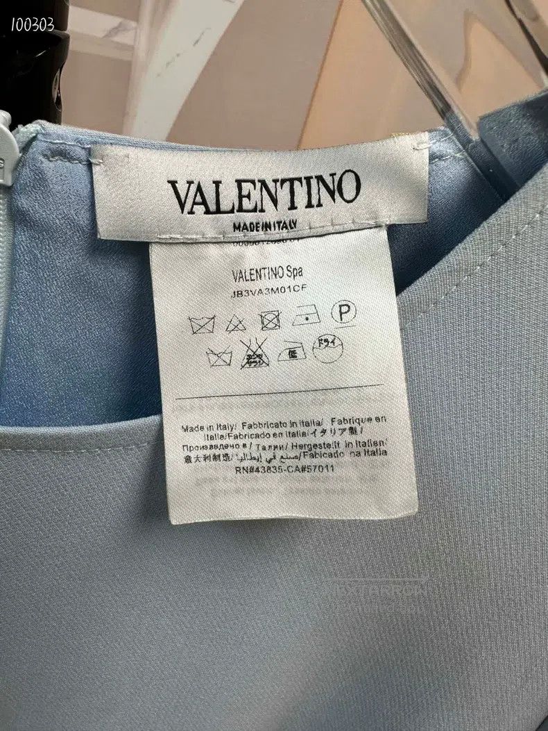 Valentino Valentino Blue slim dress Size XL / US 12-14 / IT 48-50 - 3 Thumbnail
