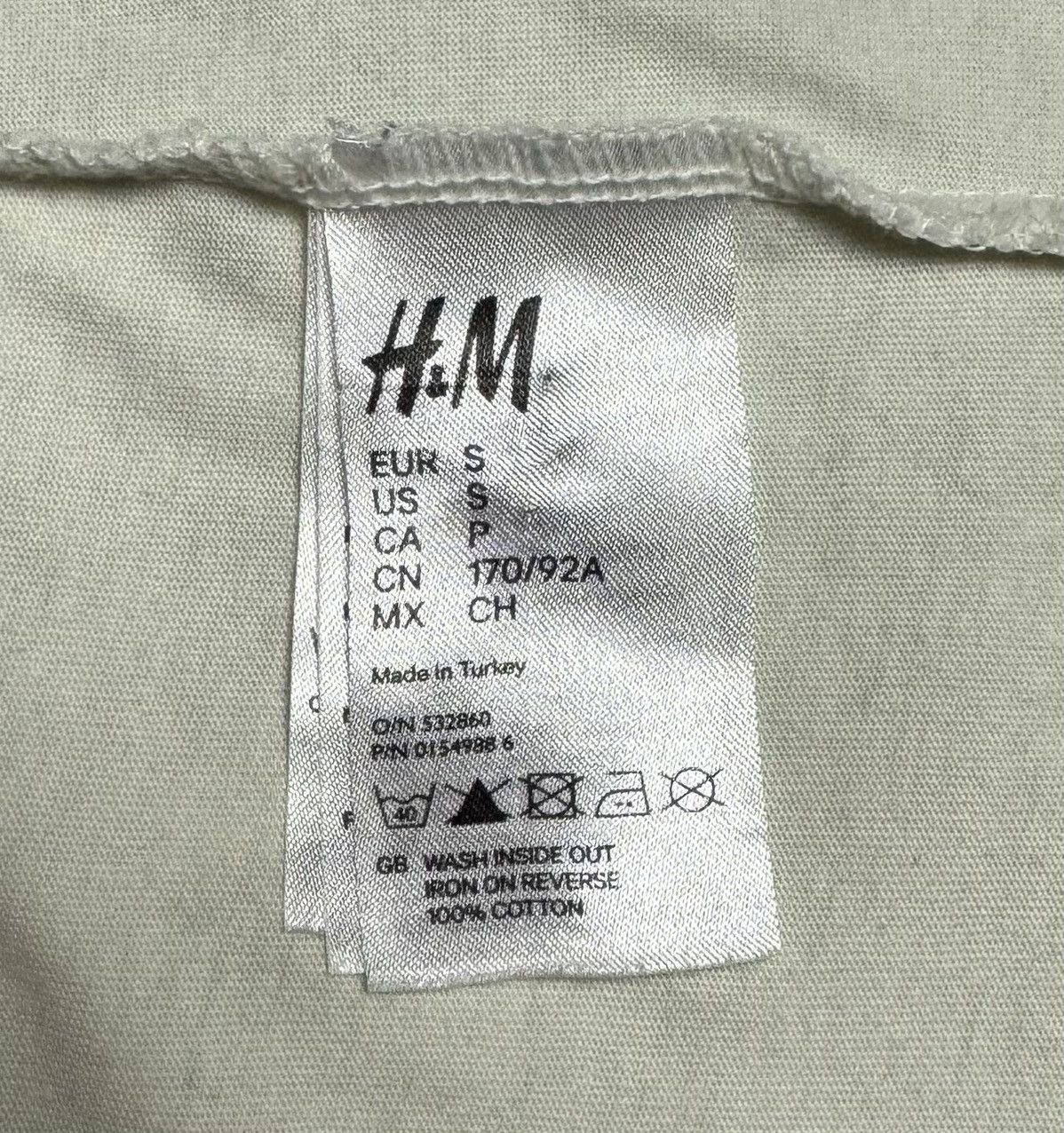 H&M × Maison Margiela Maison Margiela x H&M 2012 Cotton T-Shirt Size US S / EU 44-46 / 1 - 11 Thumbnail