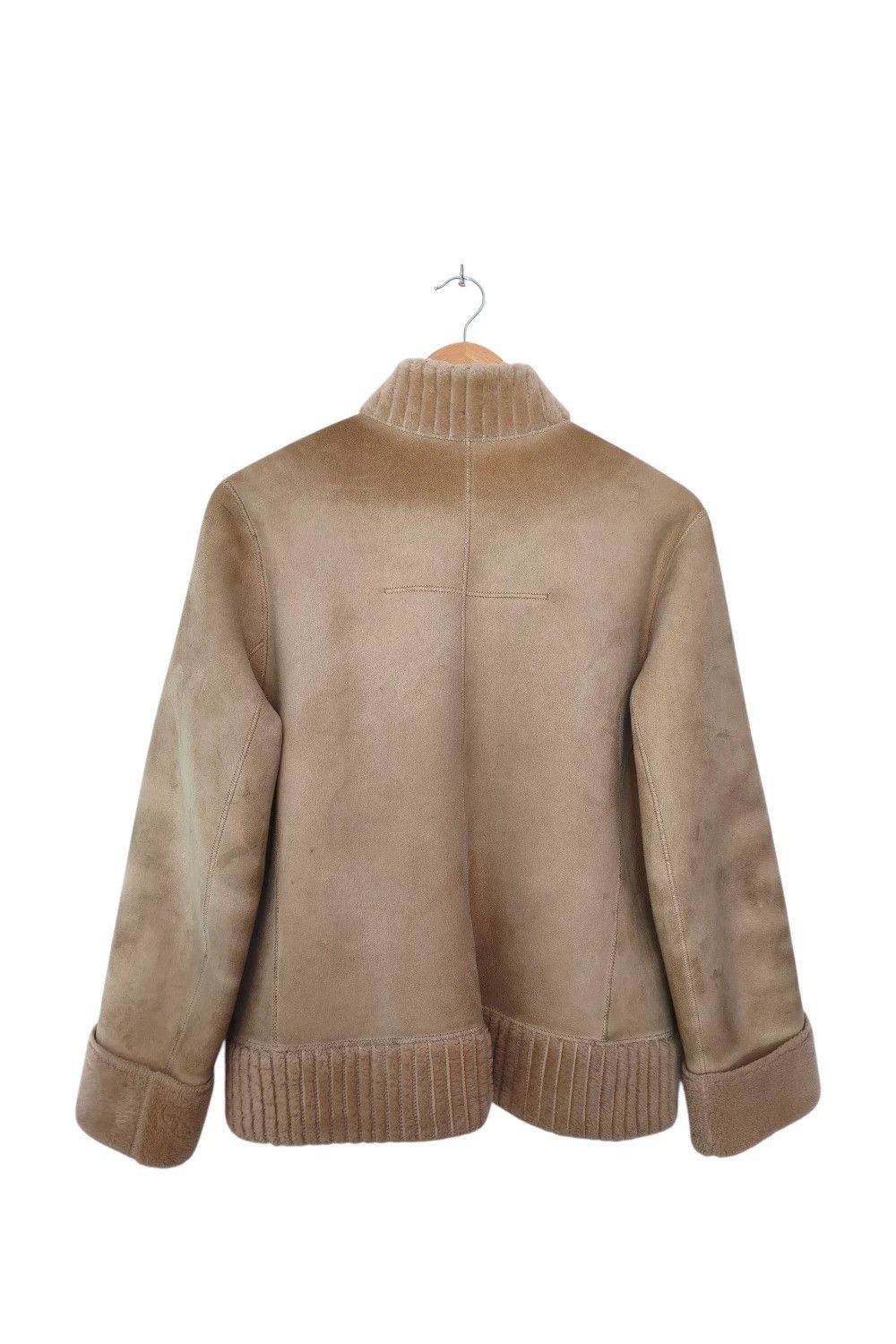 Loewe Loewe vintage made in Spain bomber shearling jacket Size L / US 10 / IT 46 - 2 Thumbnail